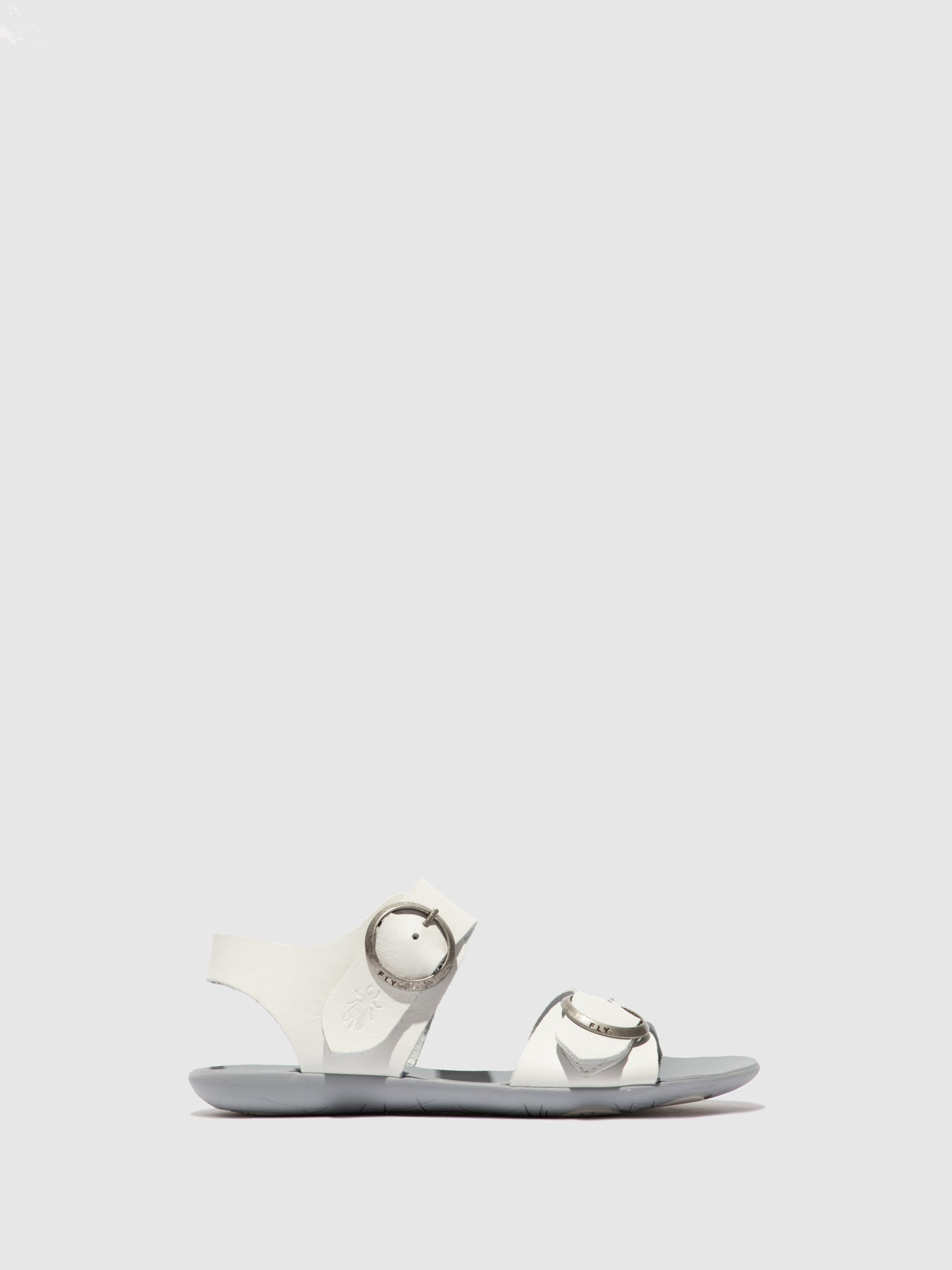 Bridle Off White Fly London Buckle Sandals Women's Sandals | 621549BPS