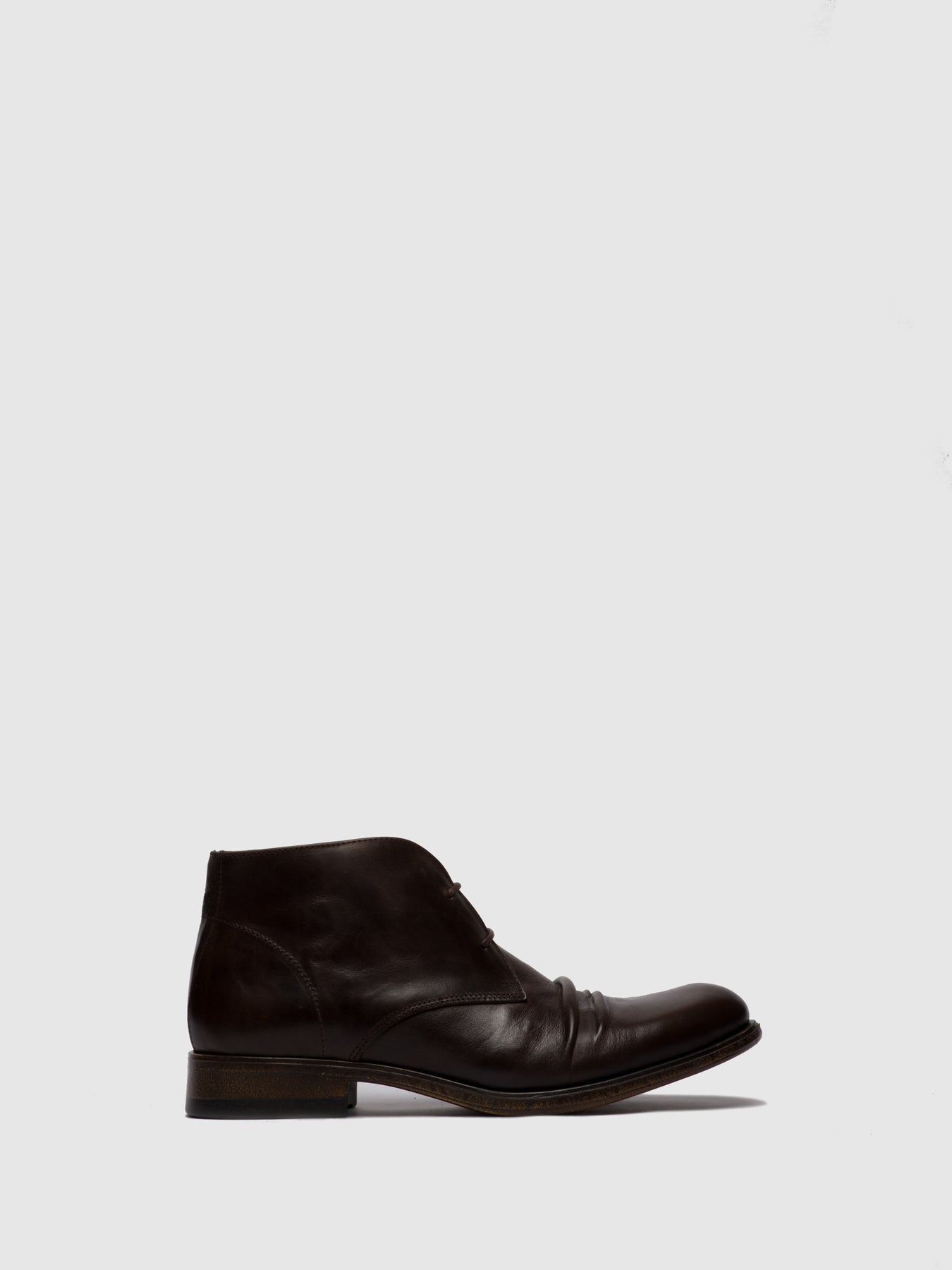 Eco(Vegetal) Mocca Fly London Lace-up Boots Men's Ankle Boots | 790643FVL