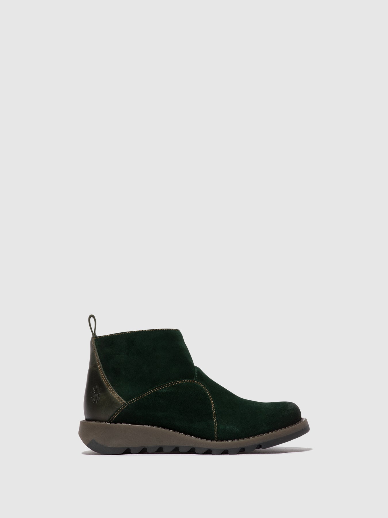 Forest Green/Diesel Fly London Zip Up Boots Women's Ankle Boots | 147083GWI