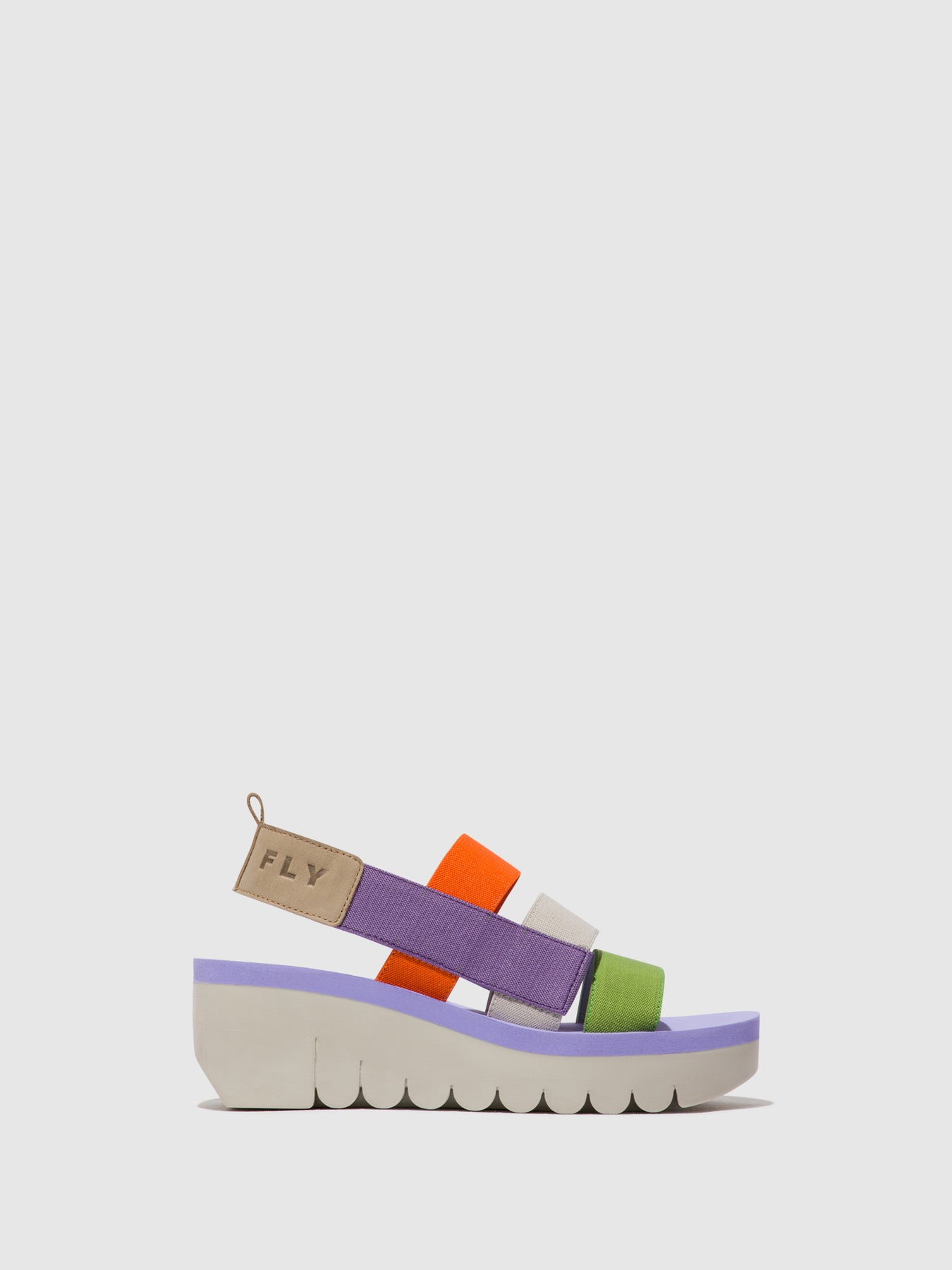 Multi (Viola) Fly London Strappy Sandals Women's Sandals | 290531SAL