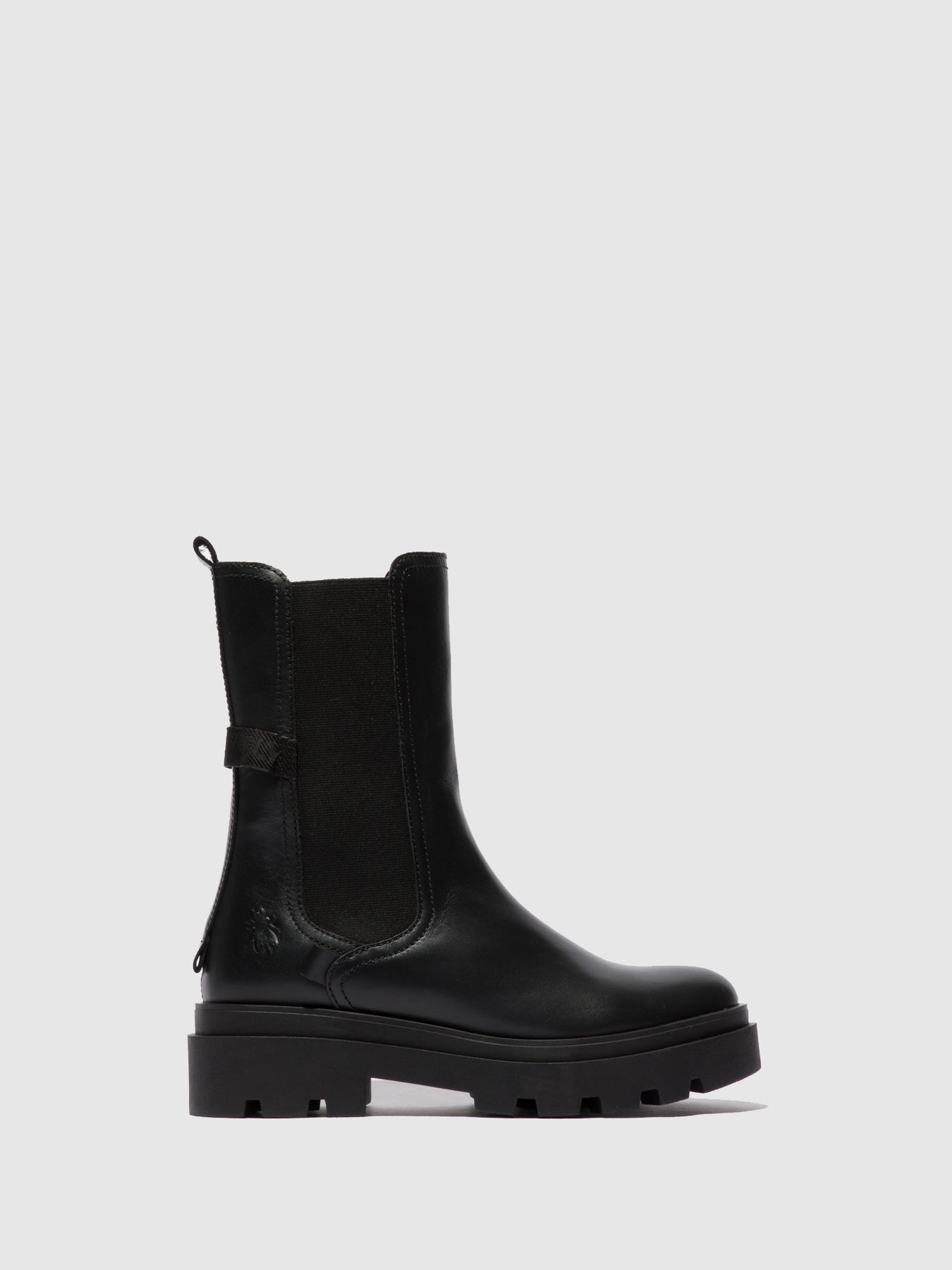 Nappa Black Fly London Chelsea Boots Women's Boots | 486537TRN