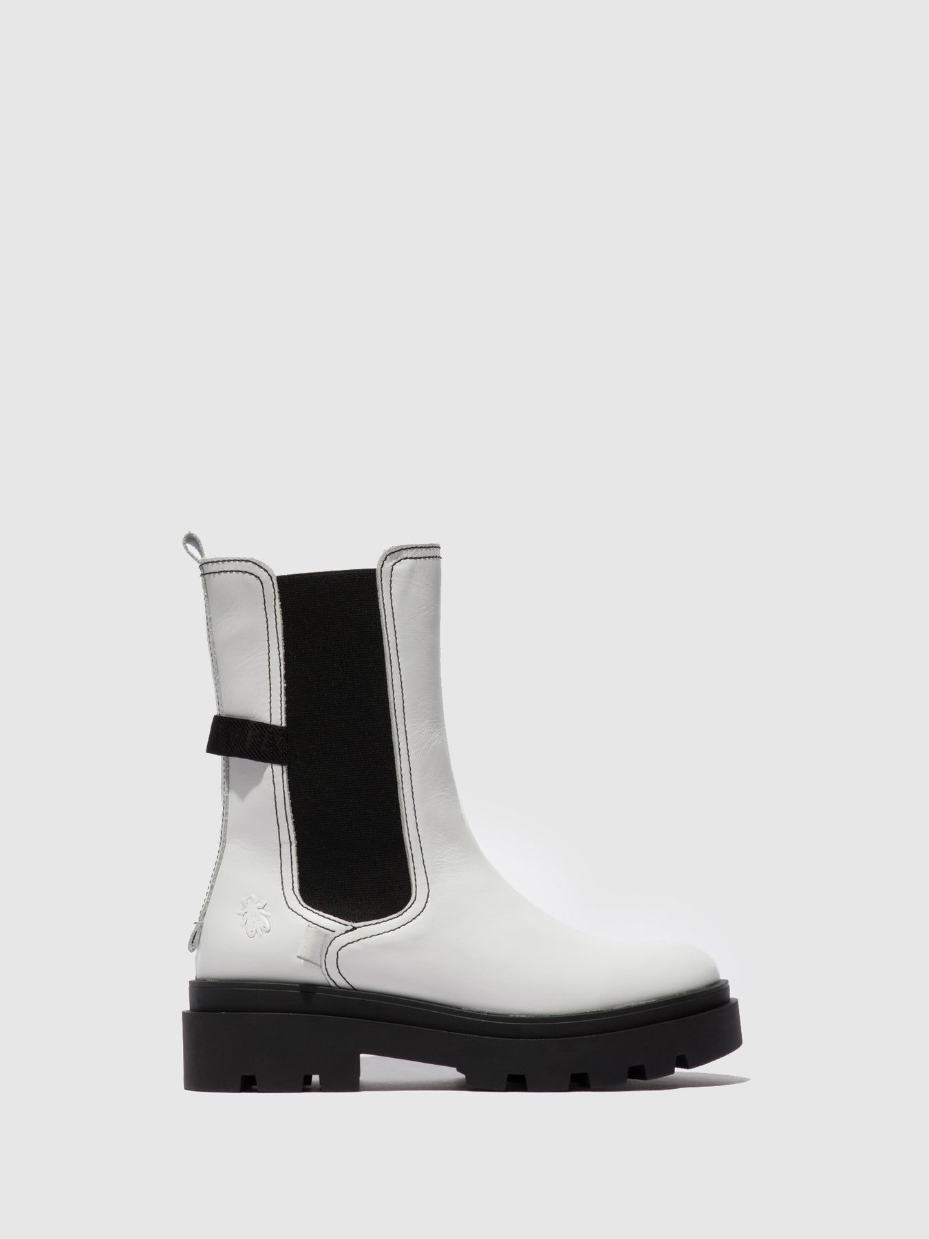 Nappa White Fly London Chelsea Boots Women's Boots | 367249XBD