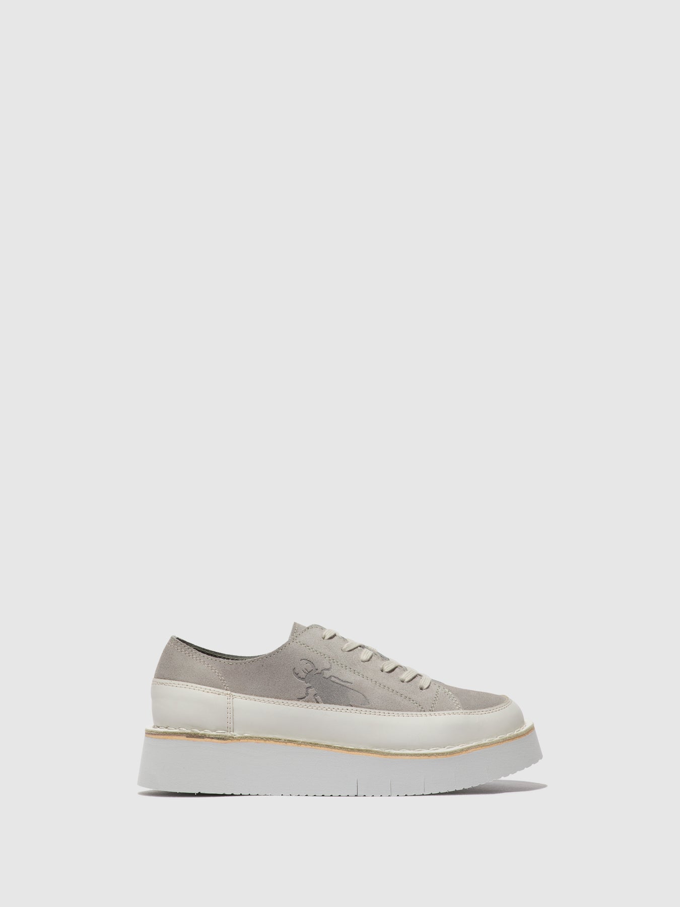 Offwhite/Cloud Fly London Lace-up Men's Sneakers | 072958ADE