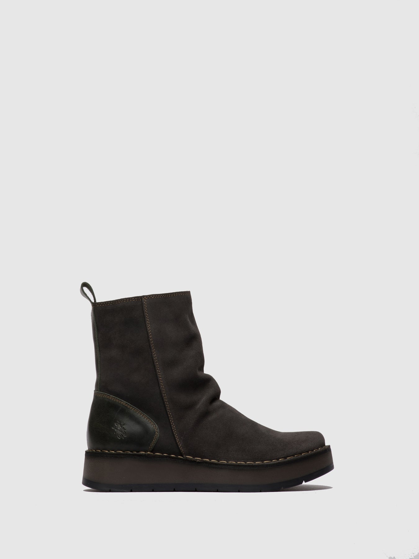 Oilsuede/Rug Diesel Fly London Zip Up Boots Women's Ankle Boots | 245708LWD