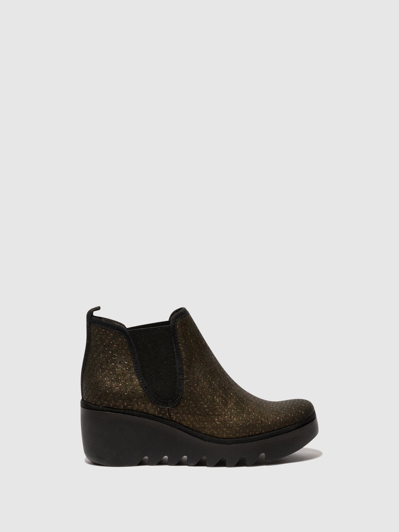 Olive Spikes Fly London Chelsea Boots Women's Ankle Boots | 607514DOS