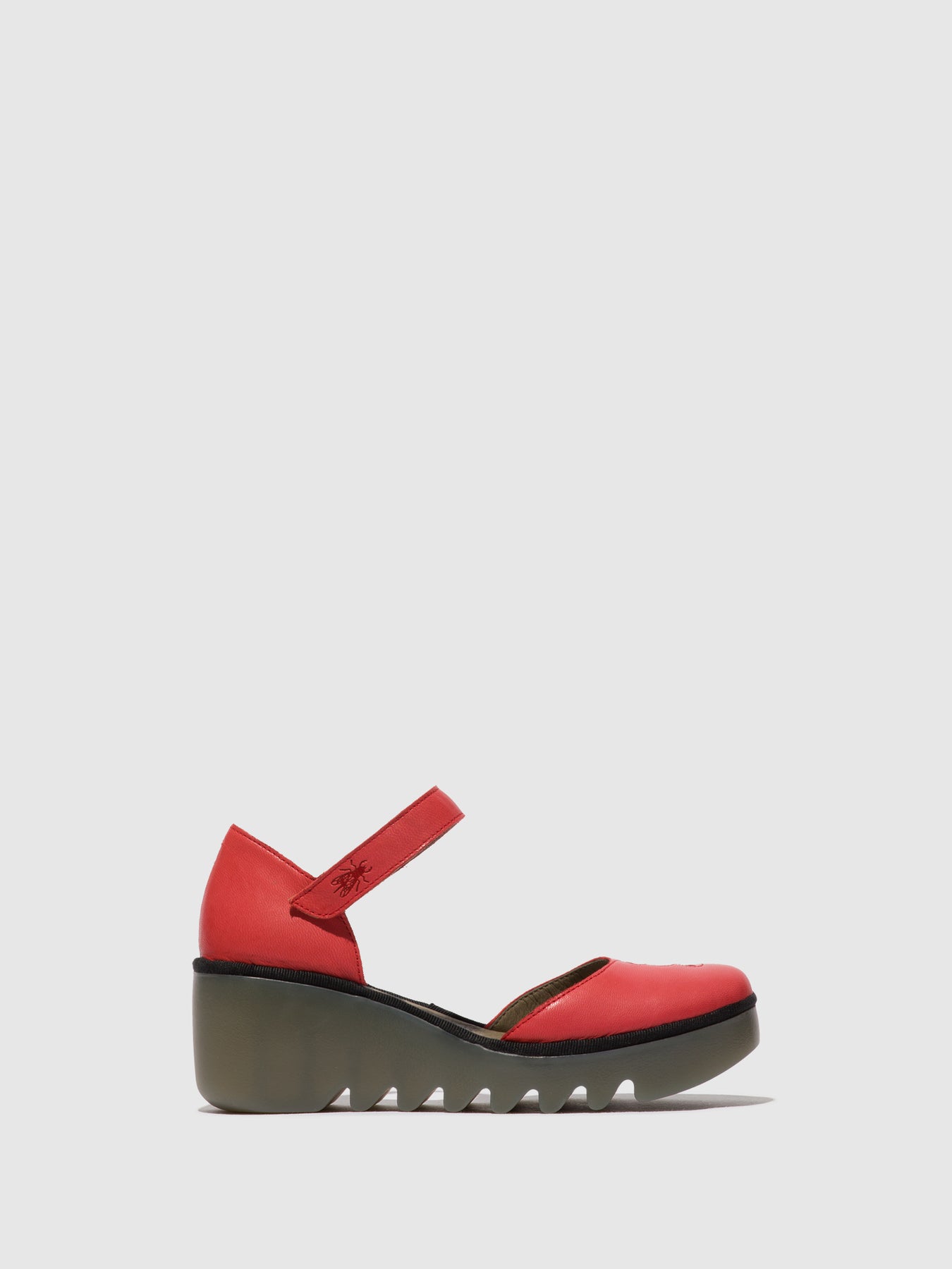 Raspberry Fly London Ankle Strap Sandals Women's Sandals | 481207OFQ