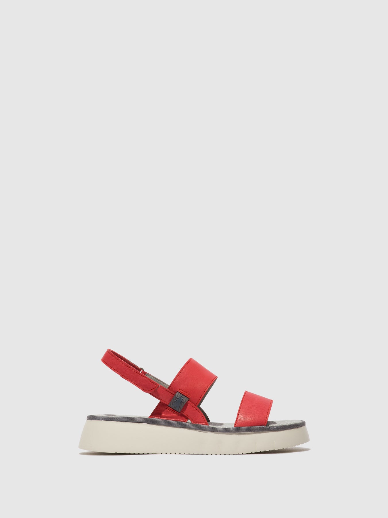Raspberry Fly London Sling-Back Sandals Women's Sandals | 457892XKY