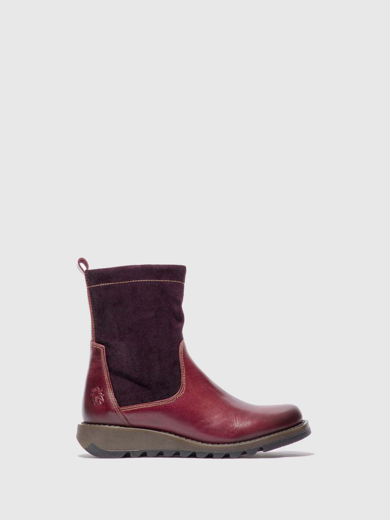 Rug/Oilsuede Purple Fly London Zip Up Boots Women's Boots | 746082GHA