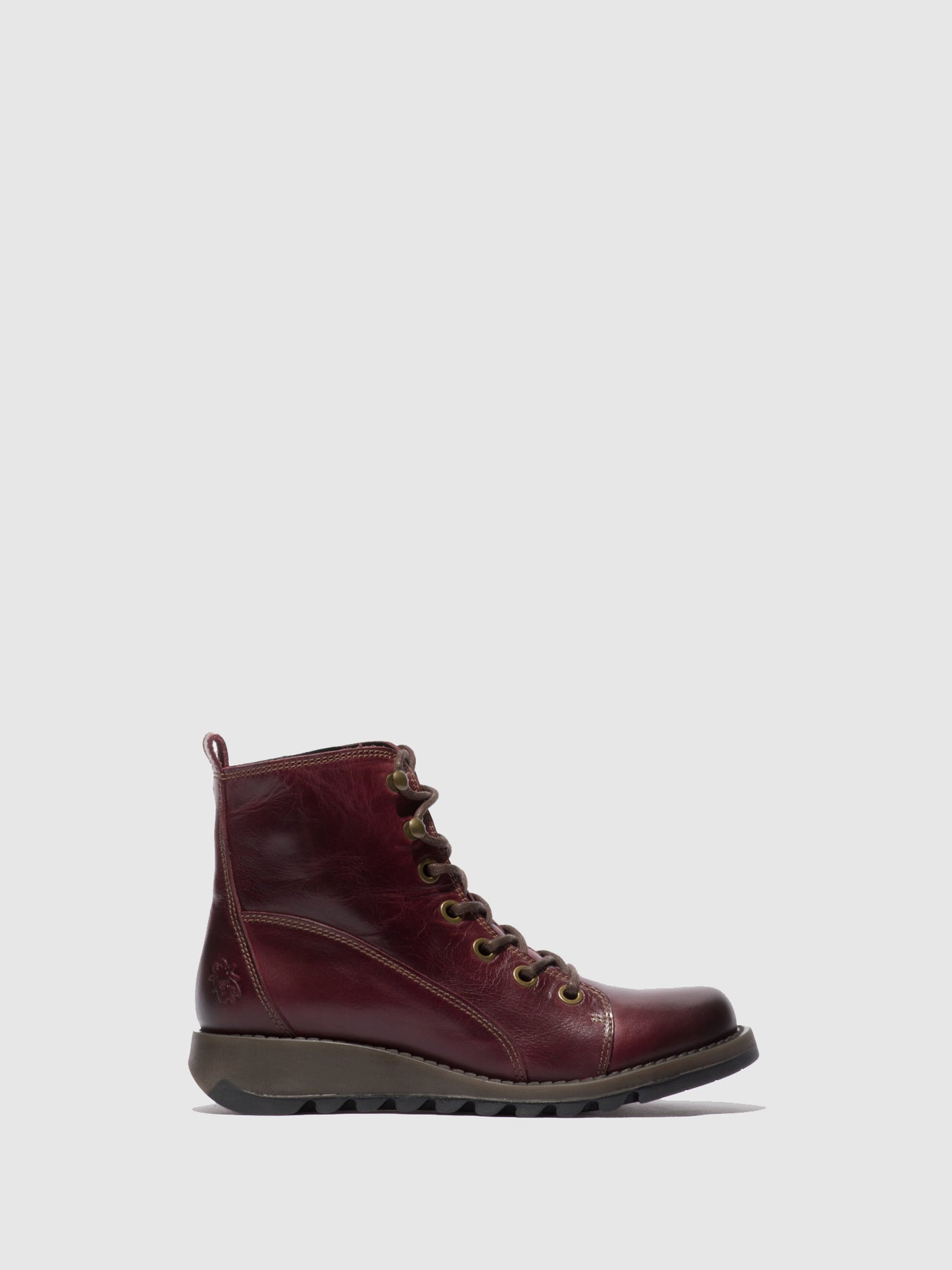 Rug Purple Fly London Lace-up Boots Women's Boots | 316075FMR