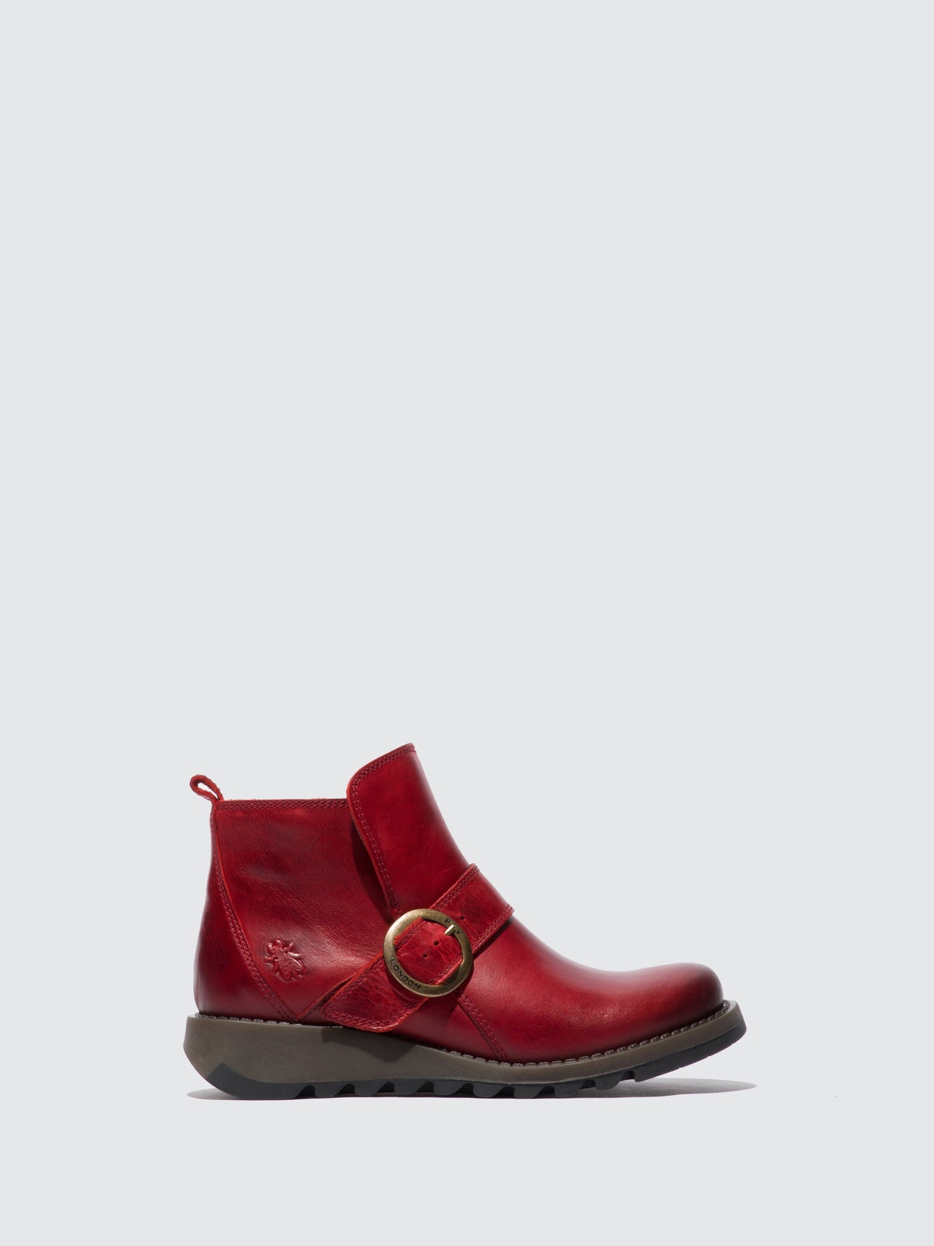 Rug Red Fly London Buckle Boots Women's Boots | 859346SFK