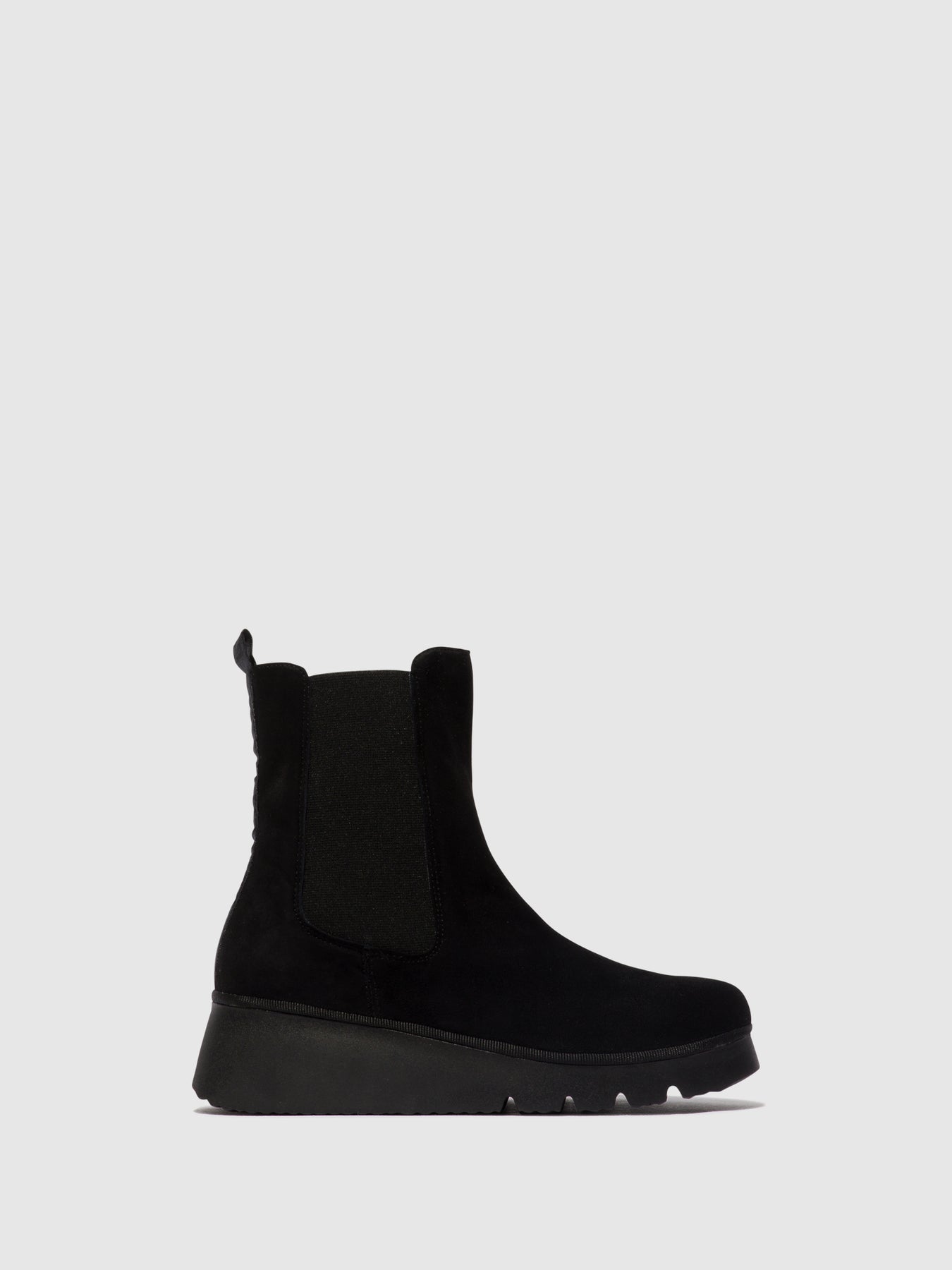 Suede Black Fly London Chelsea Boots Women's Ankle Boots | 210594ARL