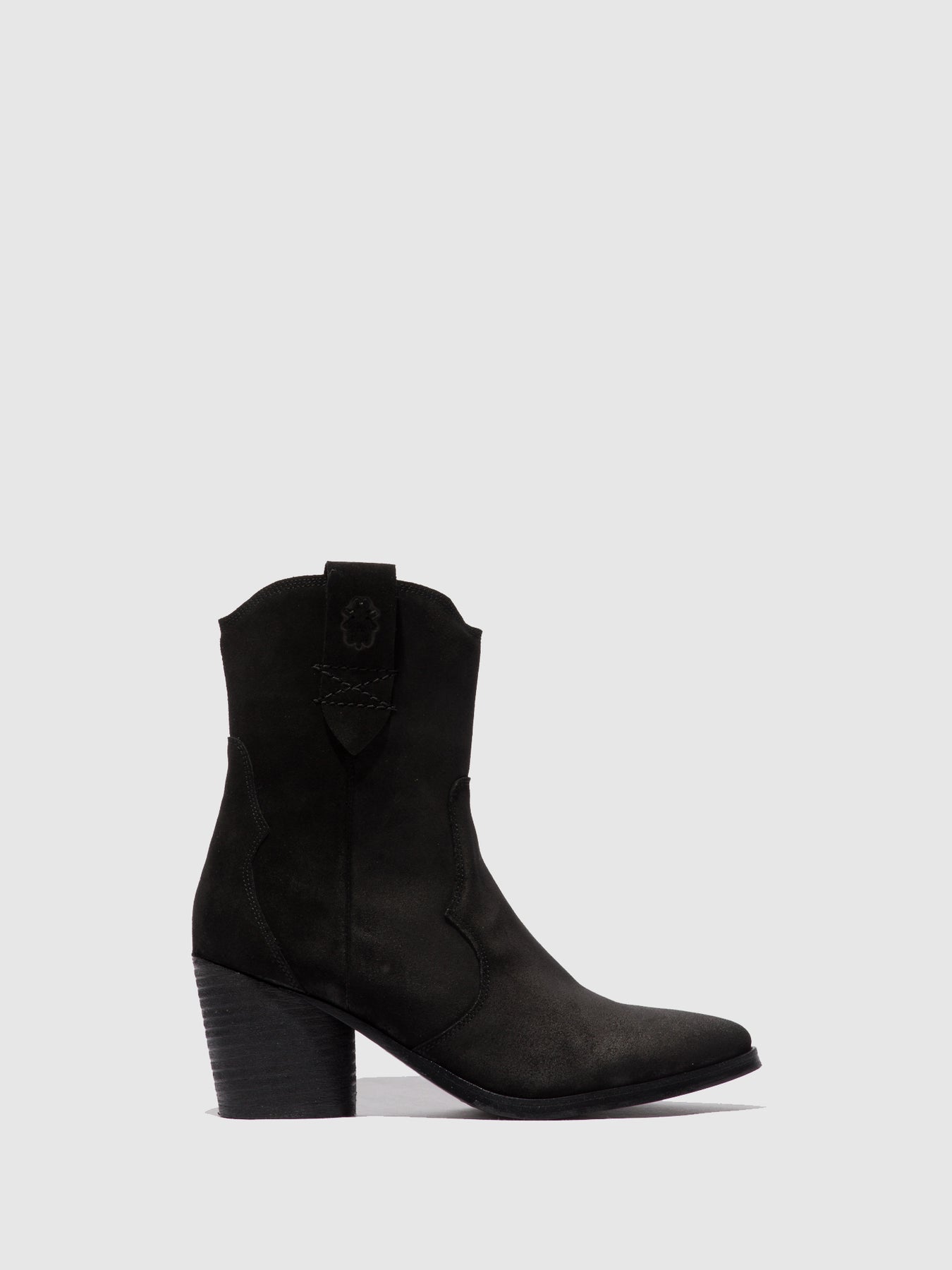 Suede Black Fly London Zip Up Boots Women's Ankle Boots | 281965SLQ