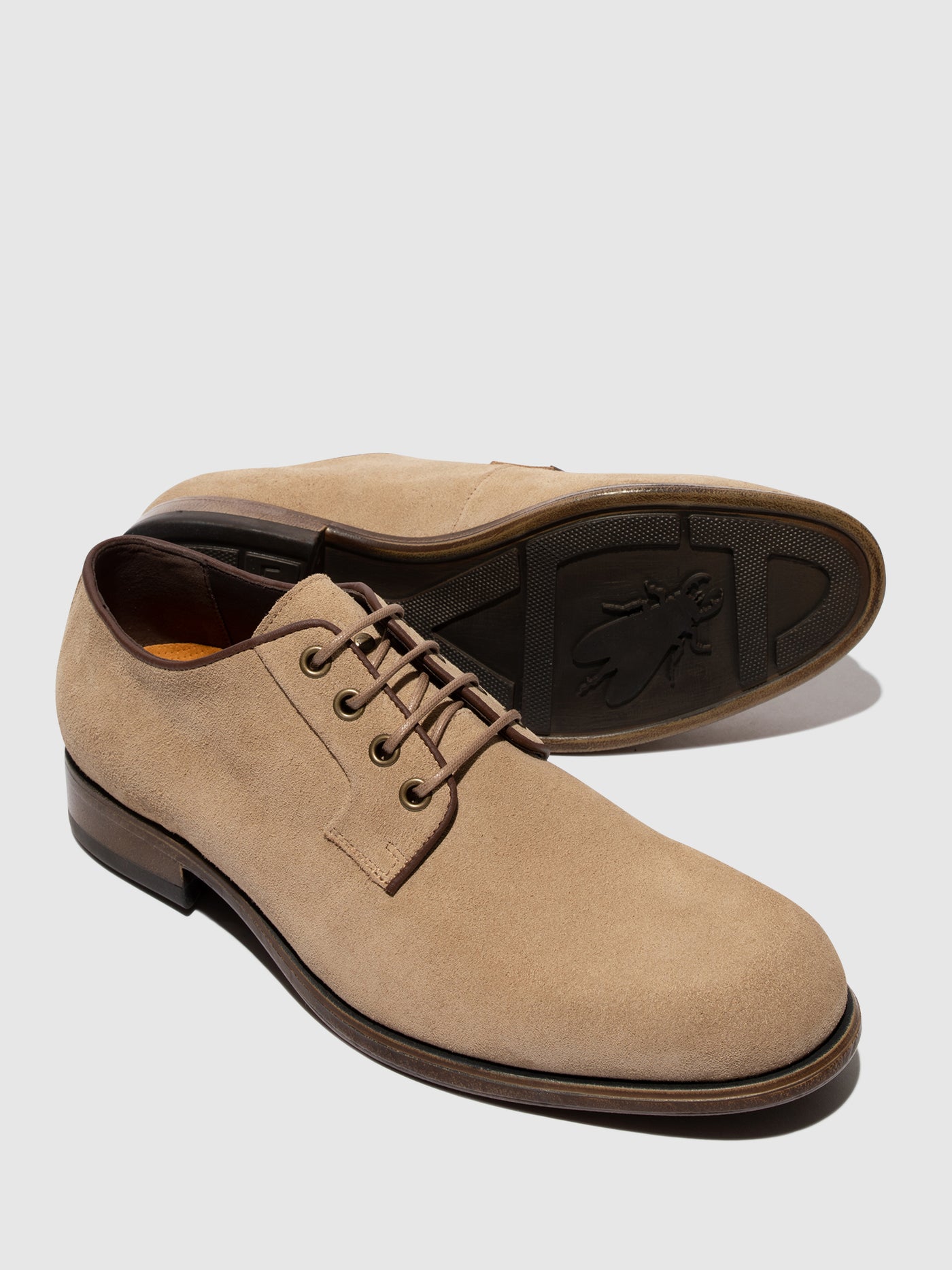 Beige Fly London Lace-up Shoes Men's Lace Up Shoes | 246093NUL