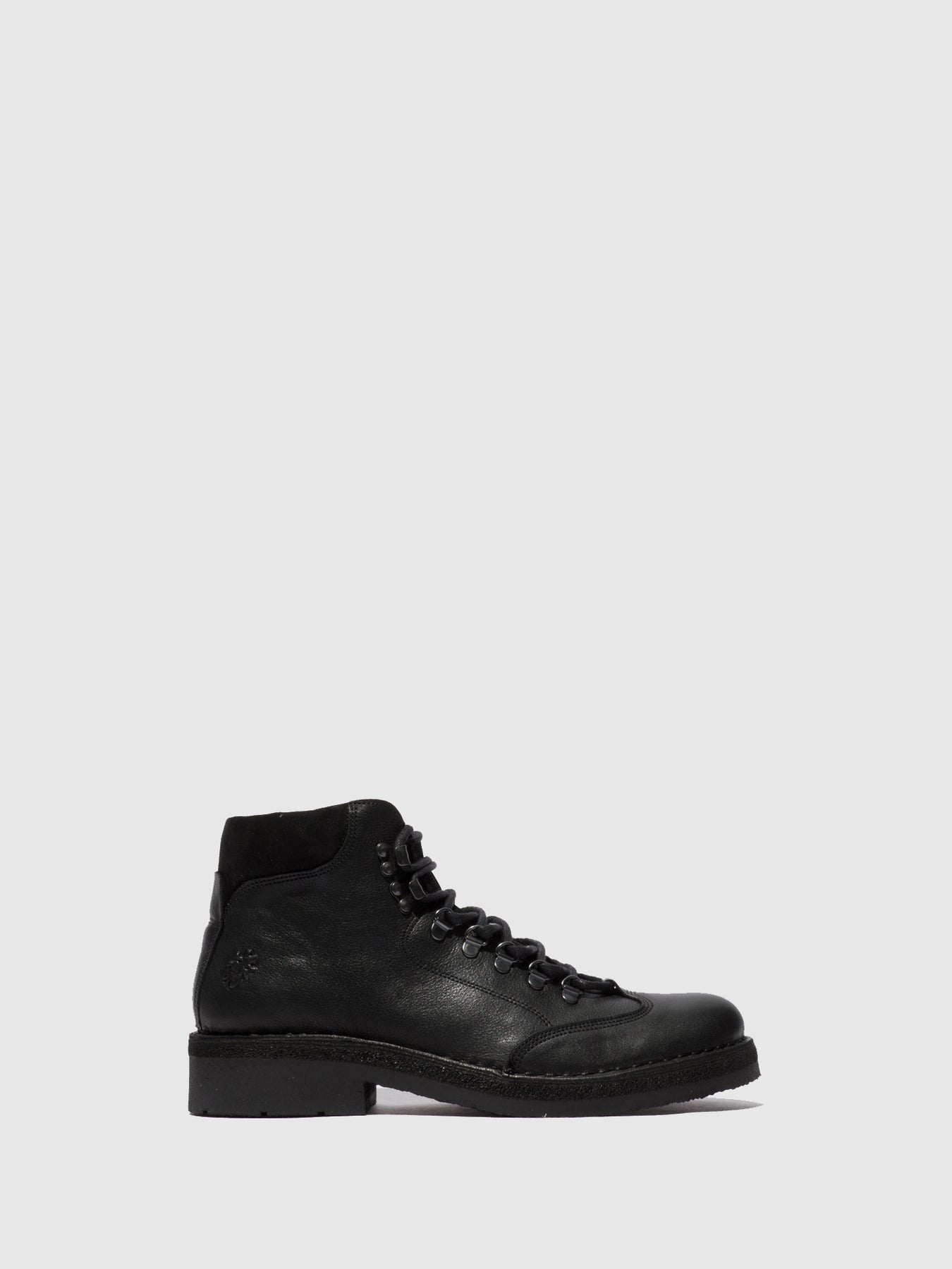 Bio/Oilsuede (Vegetal) Black Fly London Lace-up Boots Men\'s Ankle Boots | 281506YTH