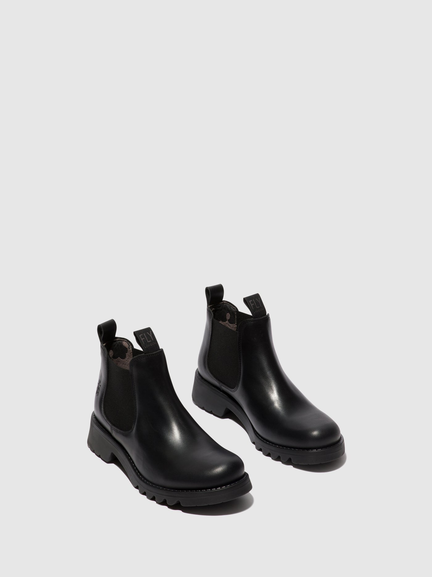 Black (All Black) Fly London Chelsea Boots Women's Ankle Boots | 609478WMS