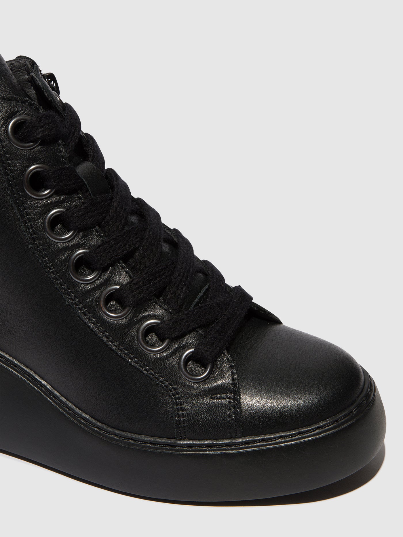 Black (Black Sole) Fly London Lace-up Boots Women's Ankle Boots | 018273PVO