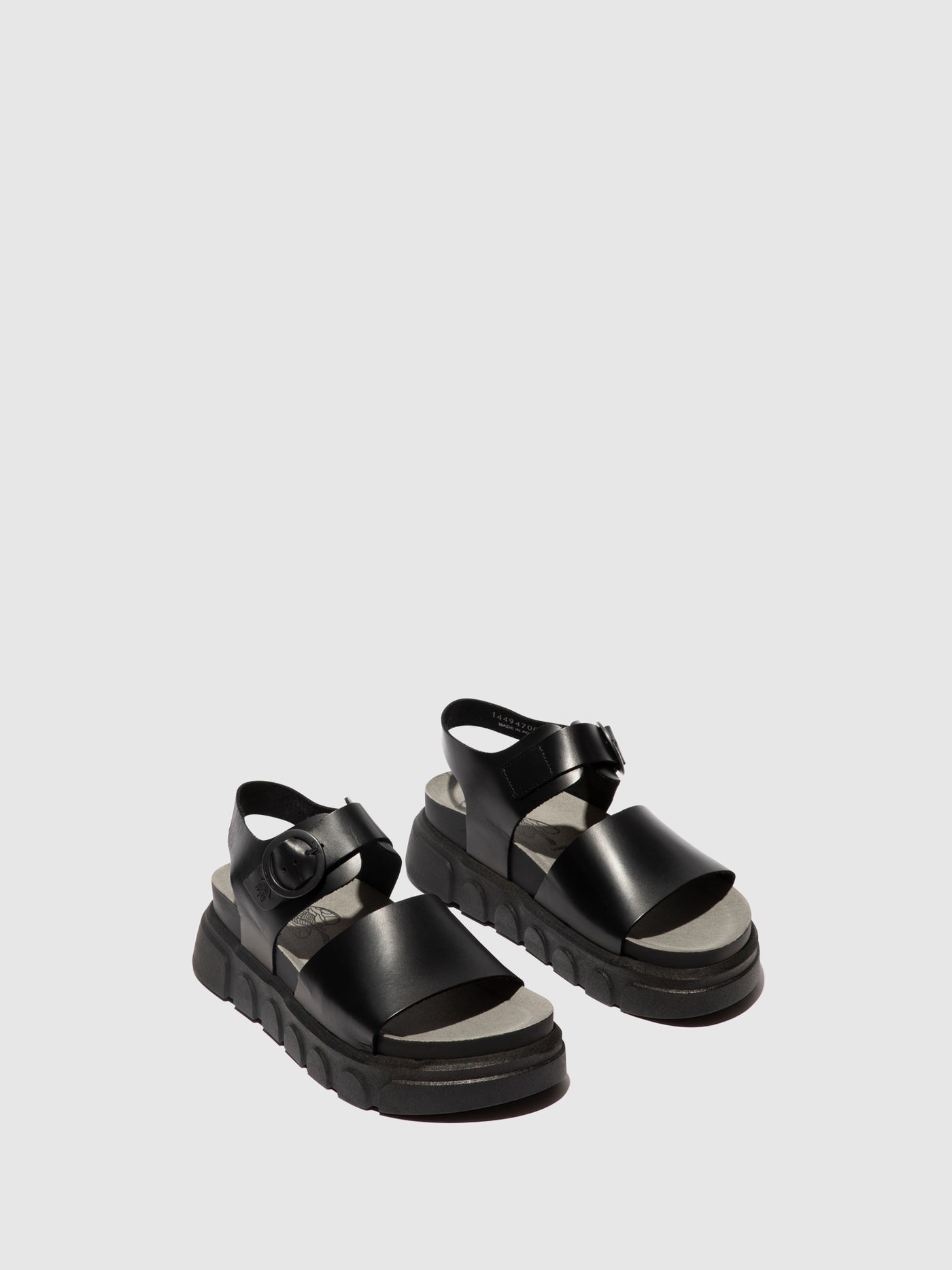 Black Fly London Ankle Strap Sandals Women's Sandals | 653704JYN