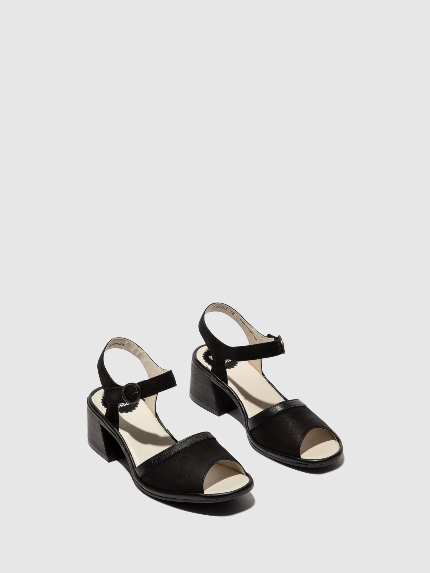 Black Fly London Ankle Strap Women's Sandals | 706453TDI