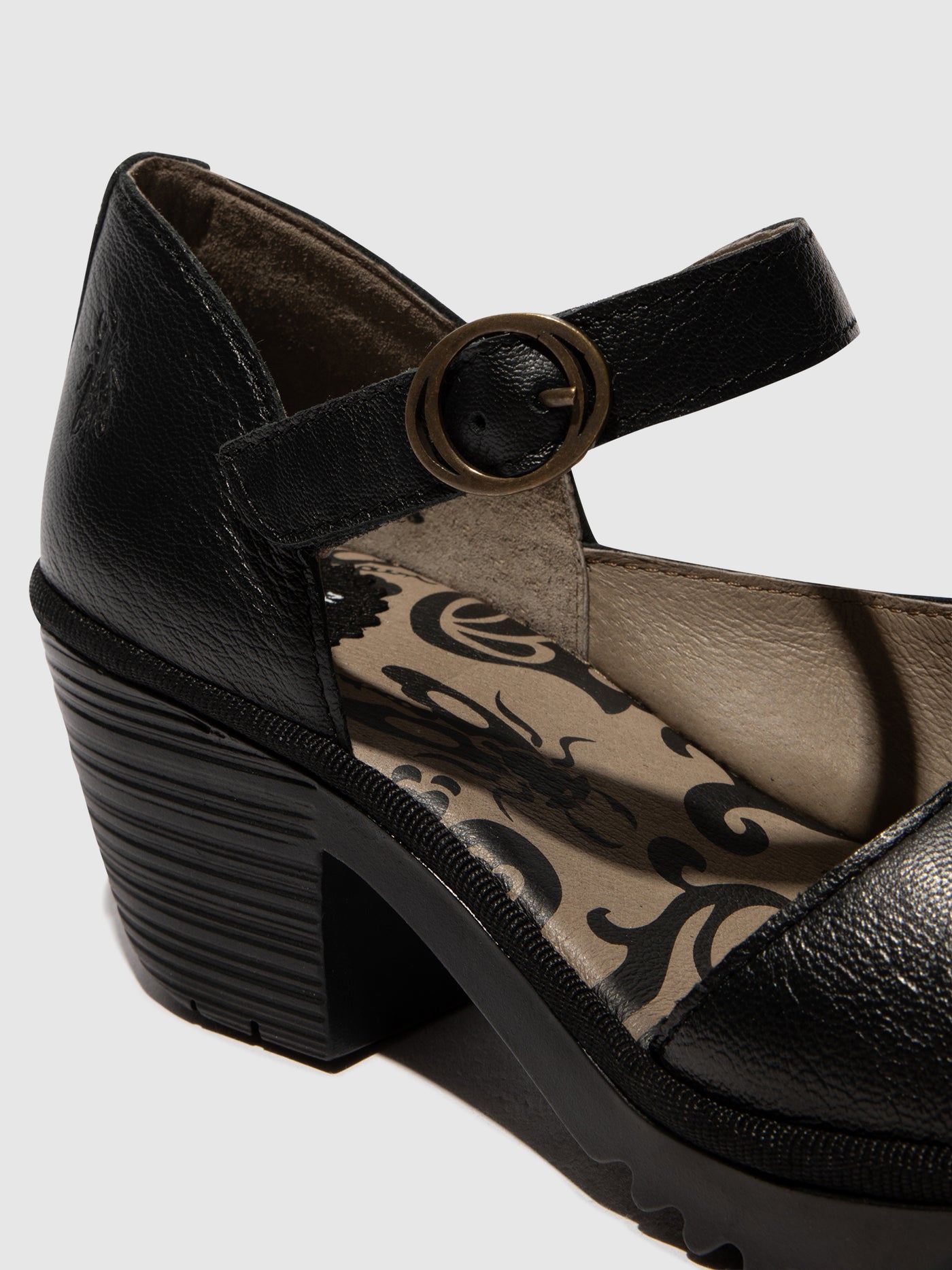 Black Fly London Buckle Sandals Women's Sandals | 062471GOU