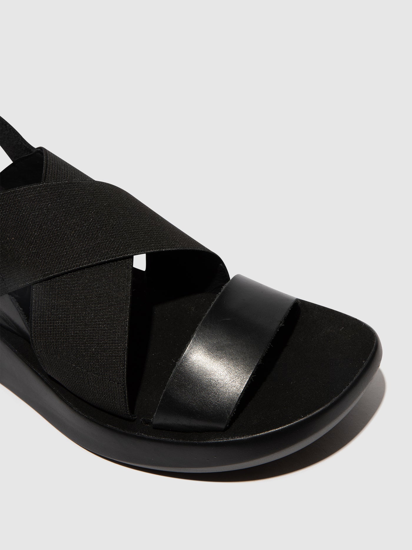 Black Fly London Crossover Sandals Women's Sandals | 485607JNL