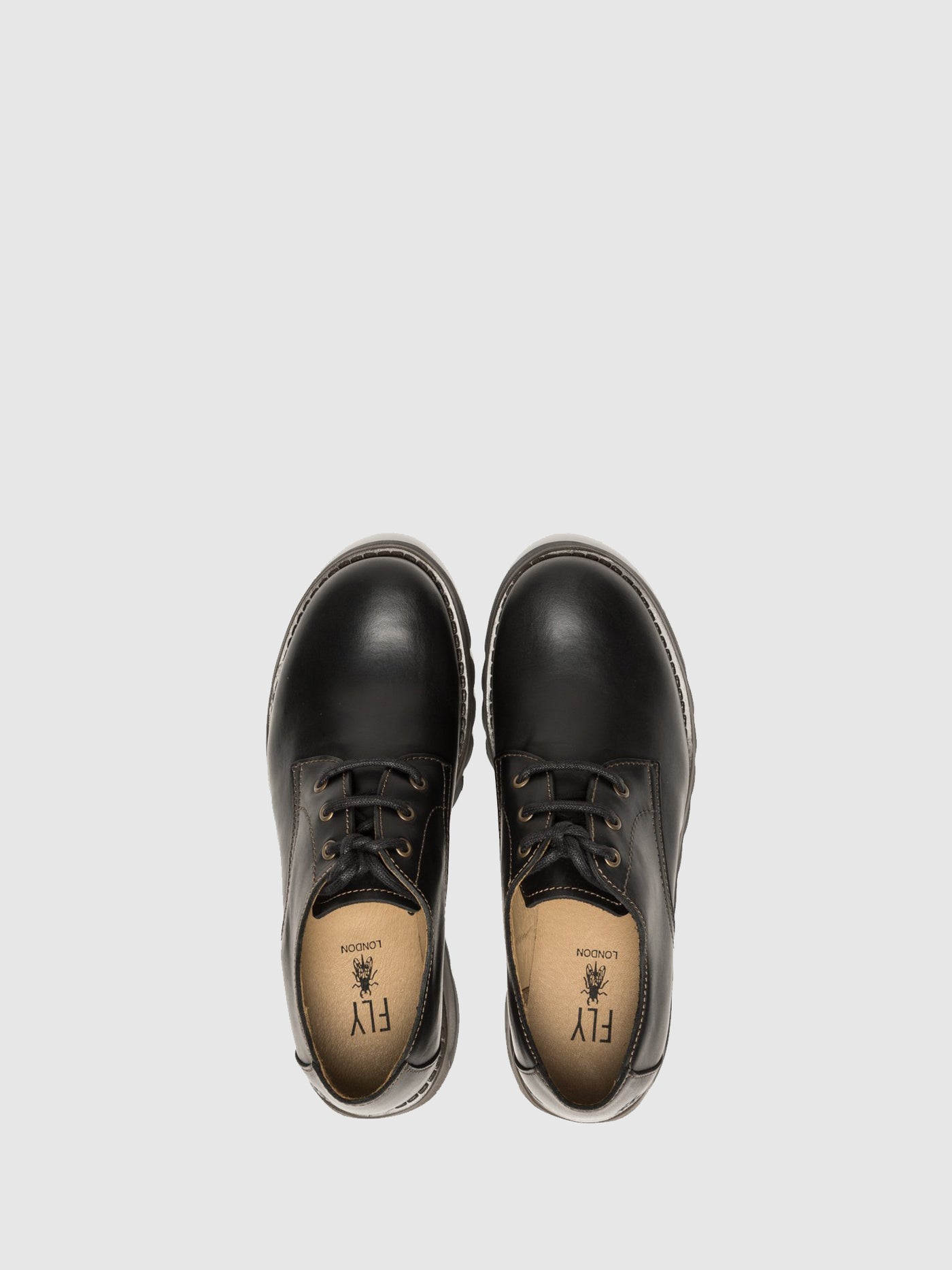 Black Fly London Derby Shoes Women's Shoes | 806579PCR