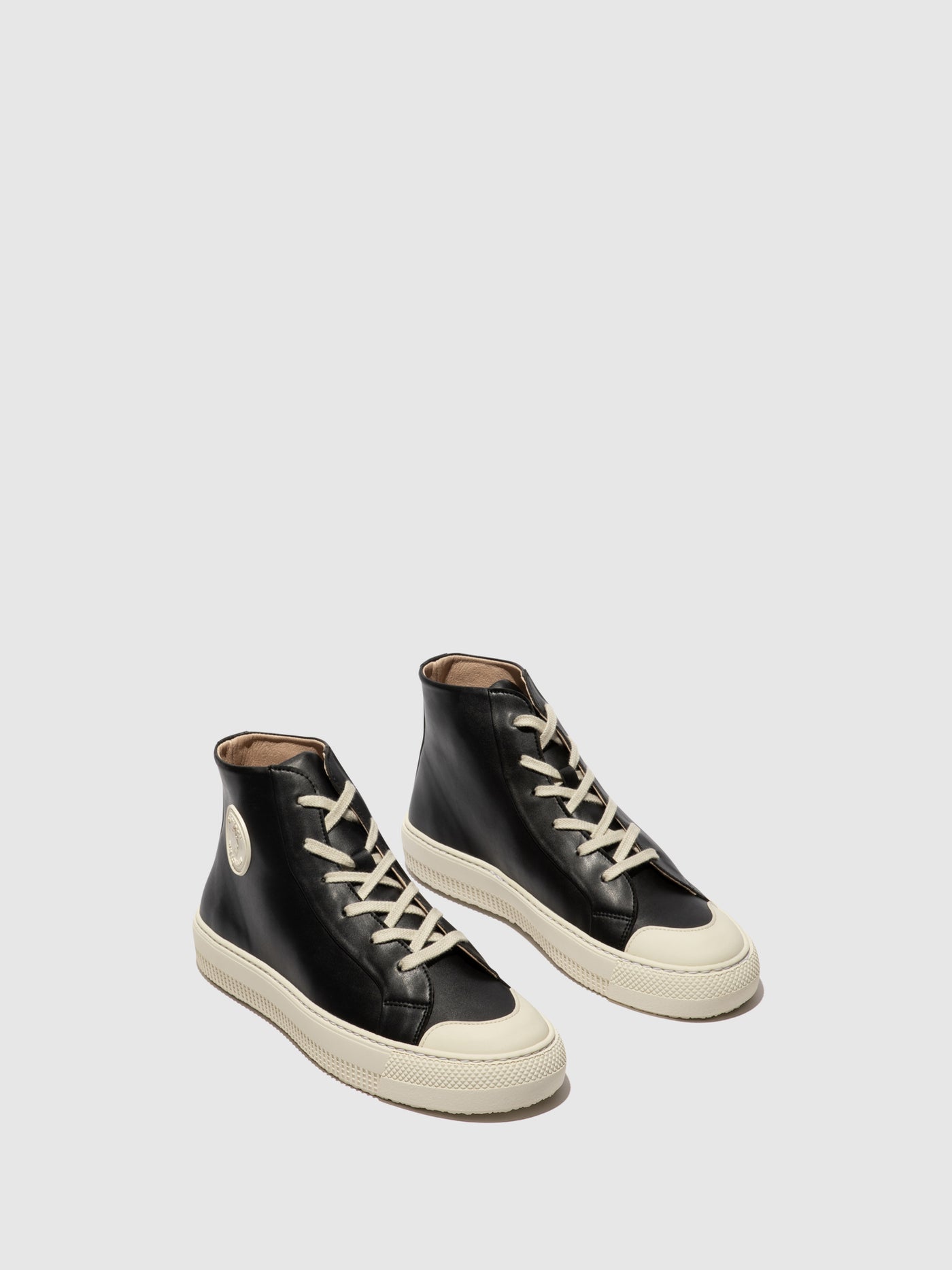 Black Fly London Hi-Top Women's Sneakers | 731429AMK