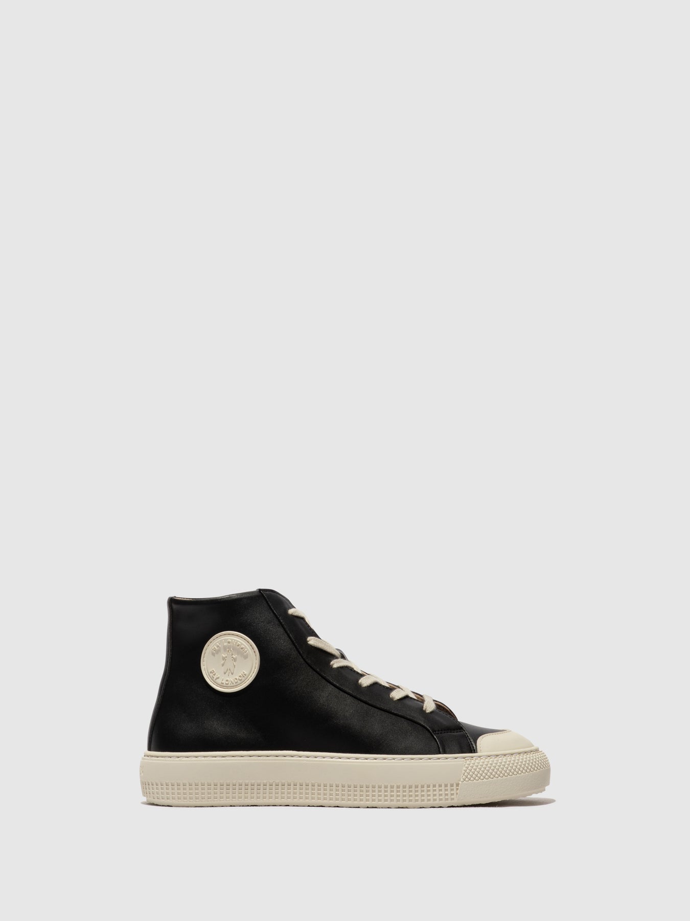Black Fly London Hi-Top Women\'s Sneakers | 731429AMK
