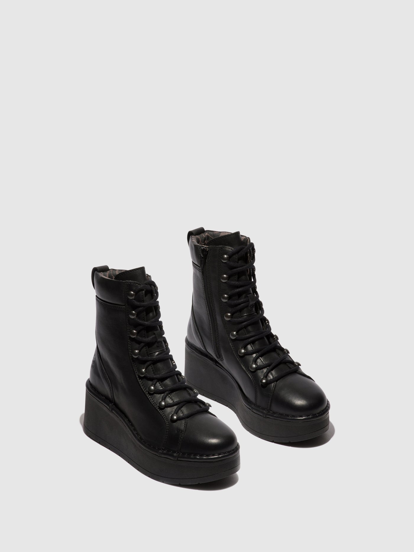Black Fly London Lace-up Boots Women's Ankle Boots | 751640URP