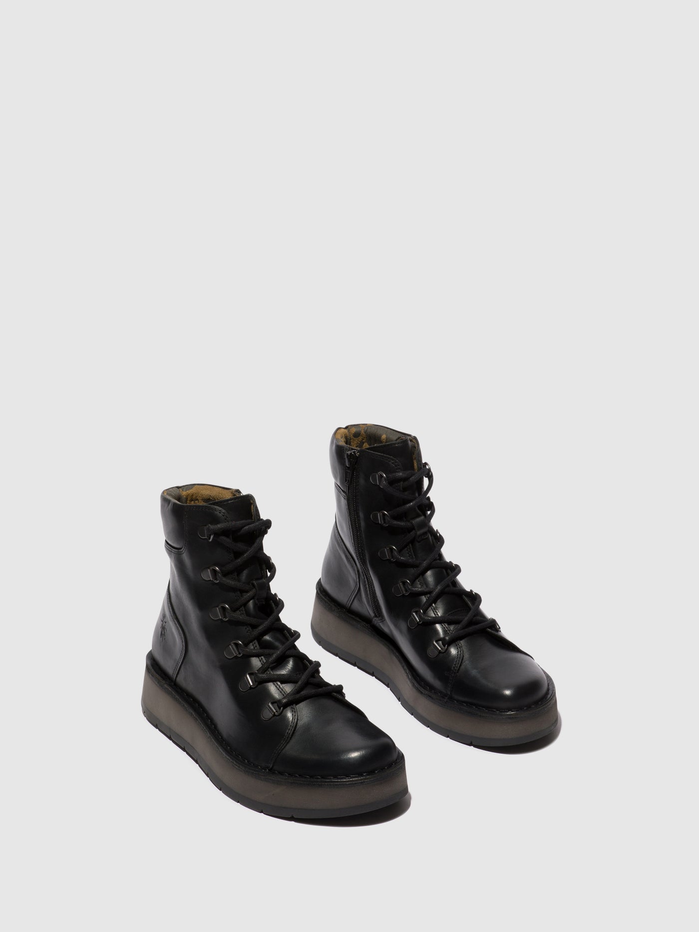 Black Fly London Lace-up Boots Women's Ankle Boots | 861572UEC