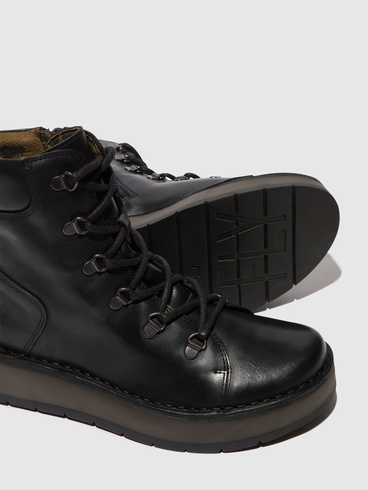 Black Fly London Lace-up Boots Women's Ankle Boots | 861572UEC