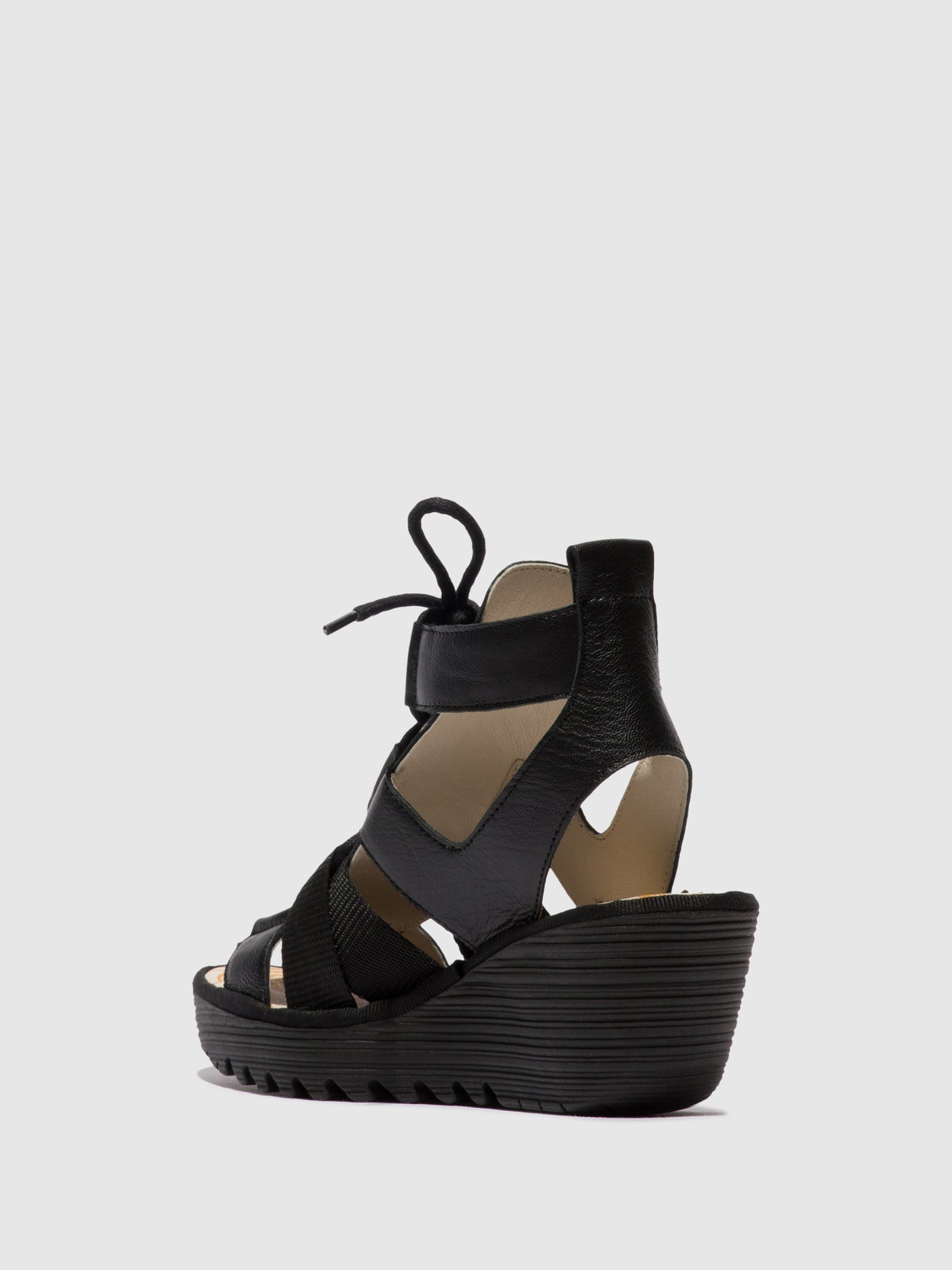 Black Fly London Lace-up Sandals Women's Sandals | 386129FBE