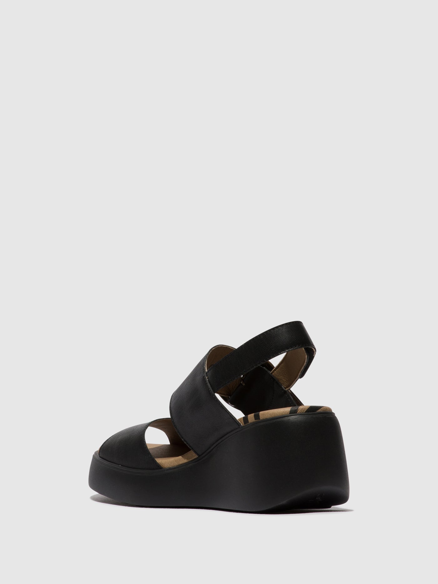 Black Fly London Sling-Back Sandals Women's Sandals | 036428OXS
