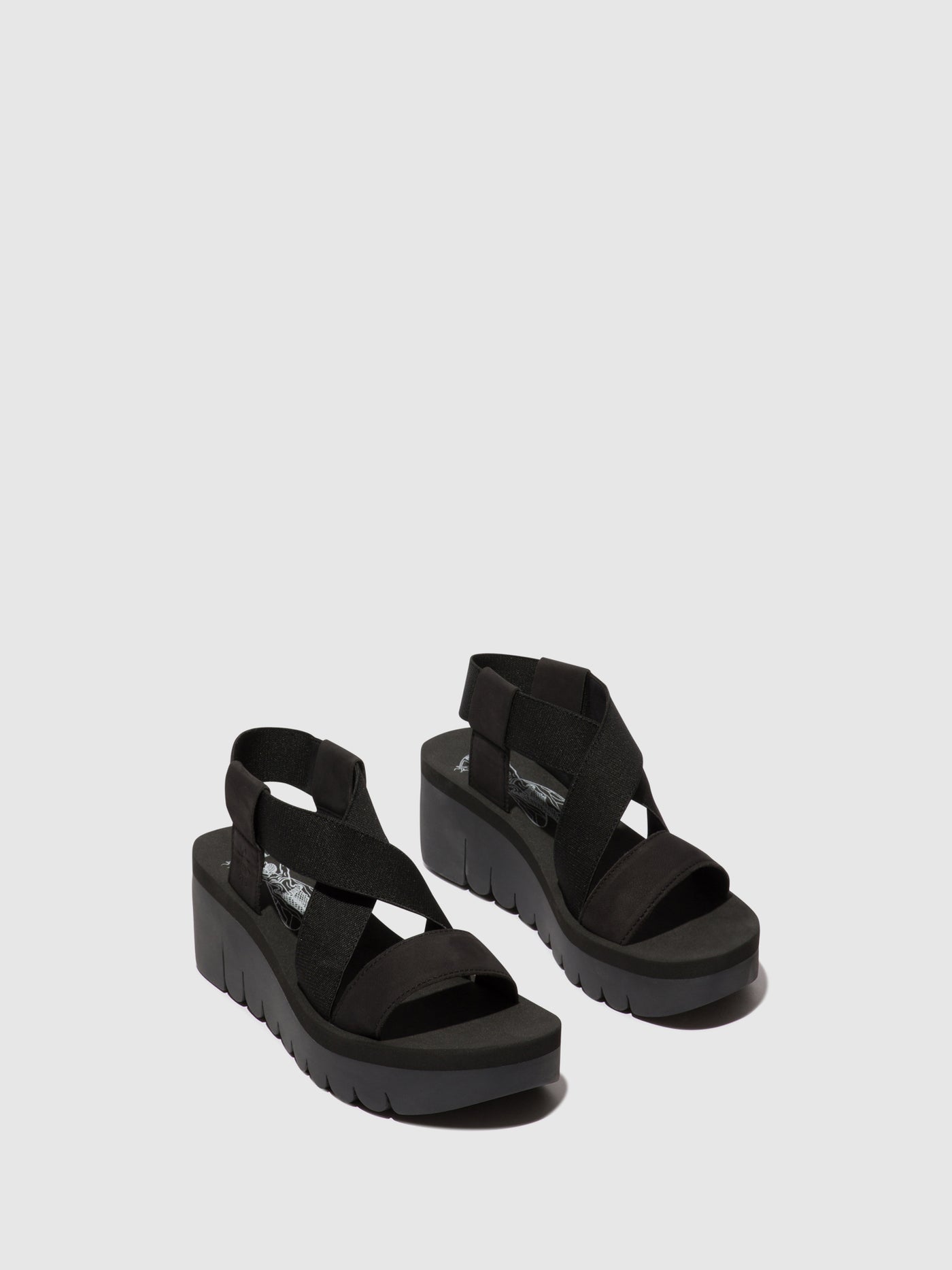 Black Fly London Sling-Back Sandals Women's Sandals | 324059KPH