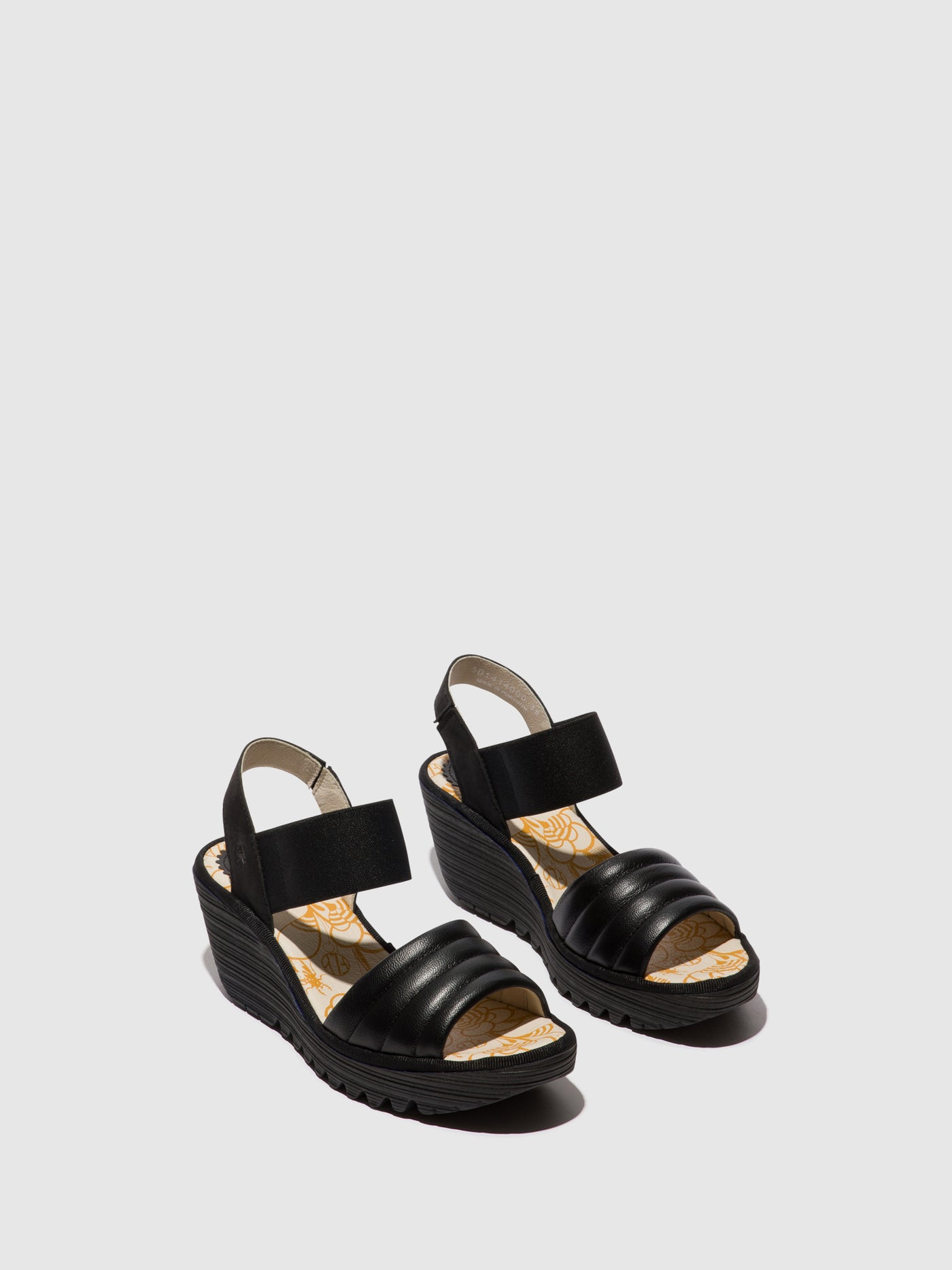 Black Fly London Sling-Back Sandals Women's Sandals | 596087LZQ