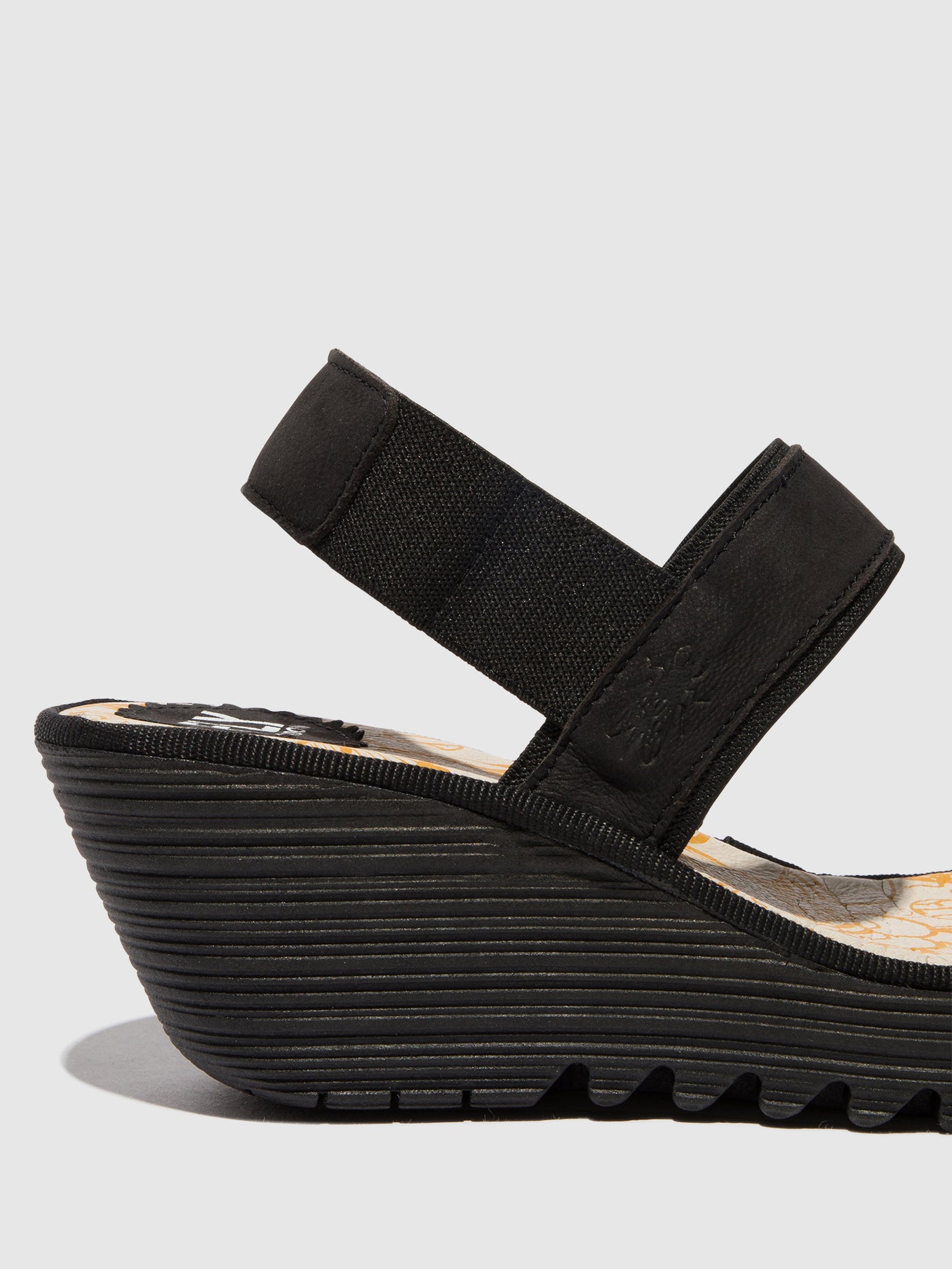 Black Fly London Sling-Back Sandals Women's Sandals | 705968LSK