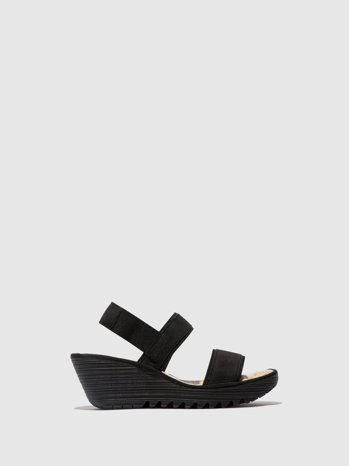 Black Fly London Sling-Back Sandals Women\'s Sandals | 705968LSK