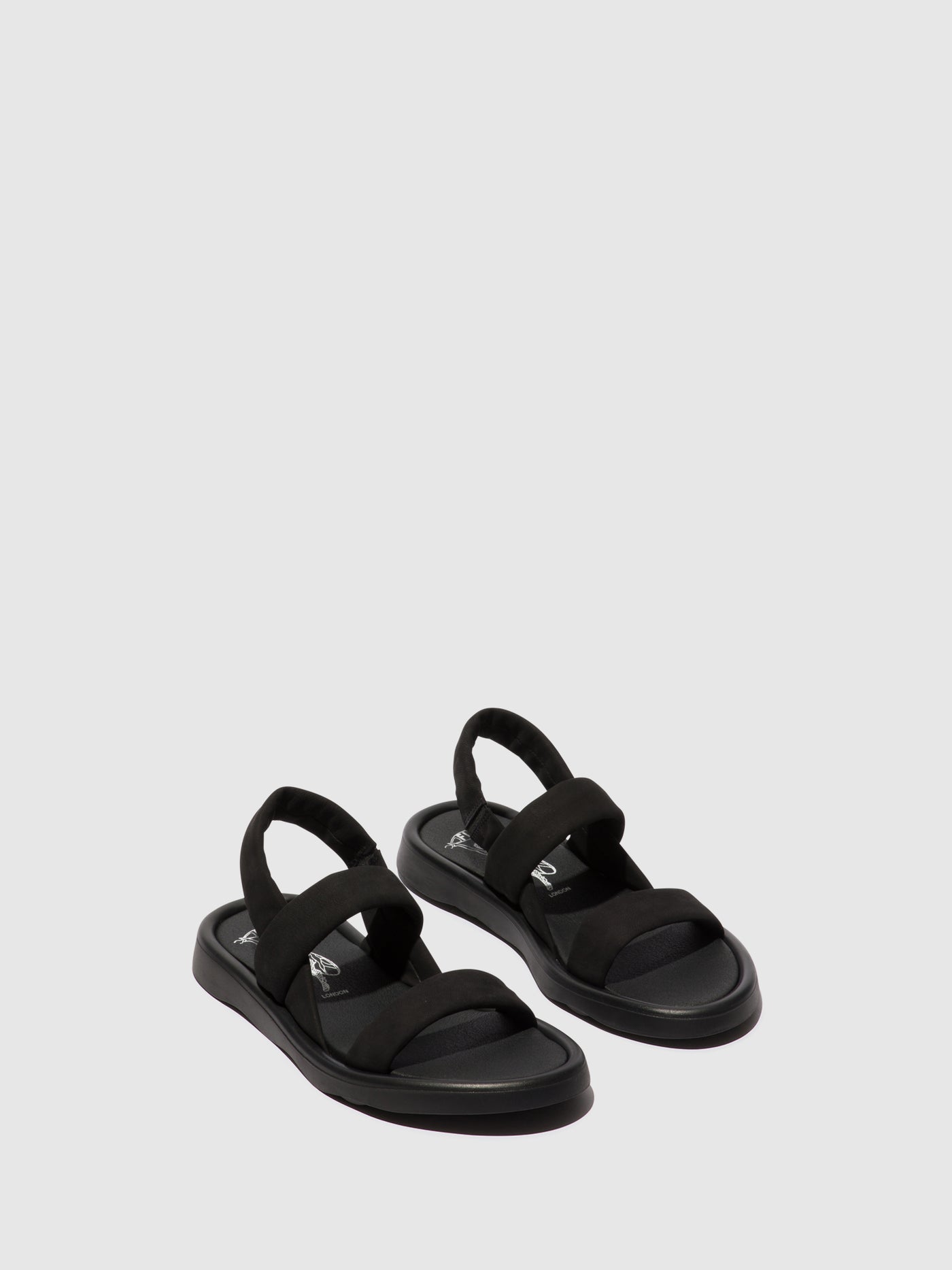 Black Fly London Sling-Back Women's Sandals | 698712LUB