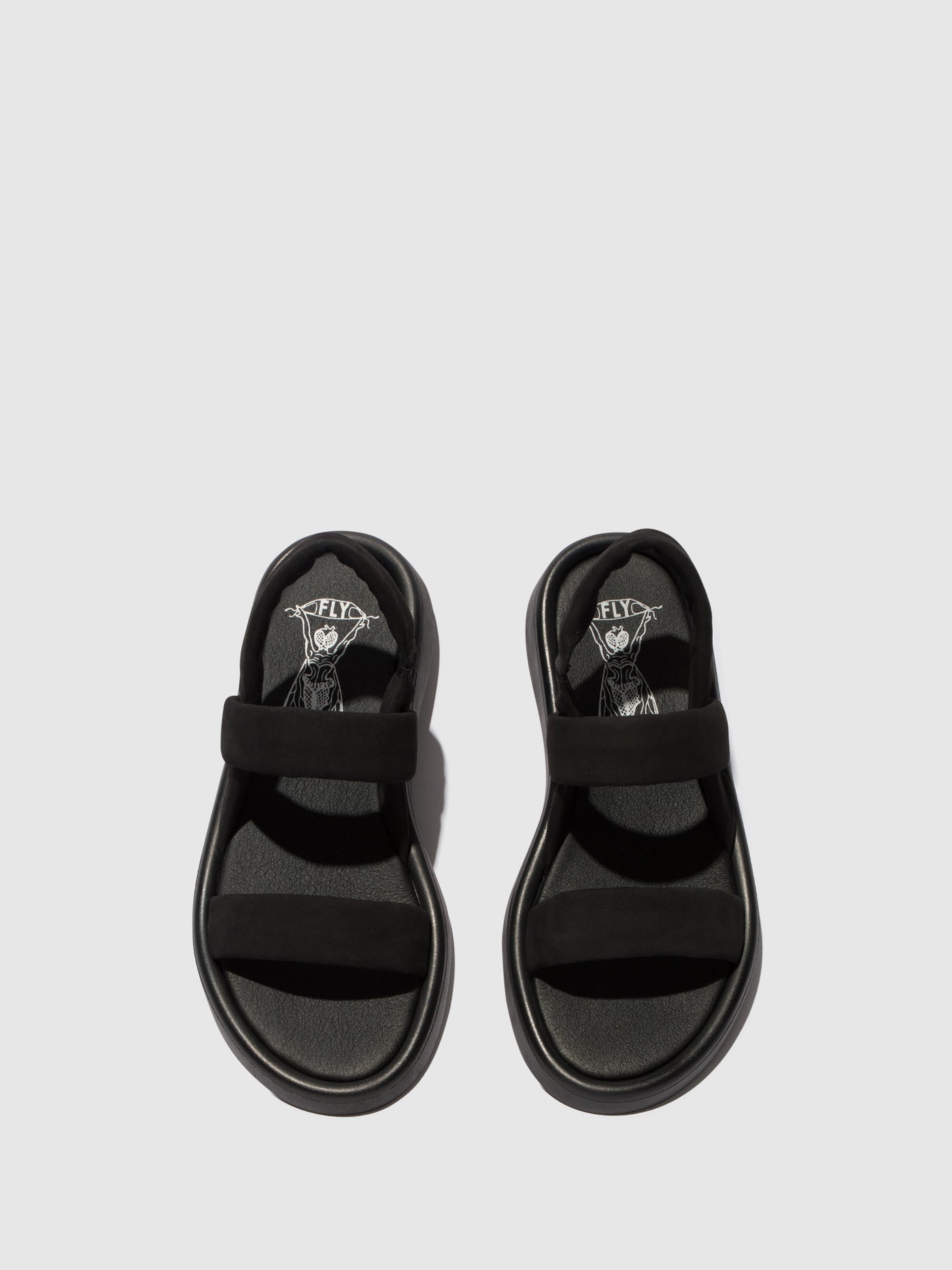 Black Fly London Sling-Back Women's Sandals | 698712LUB
