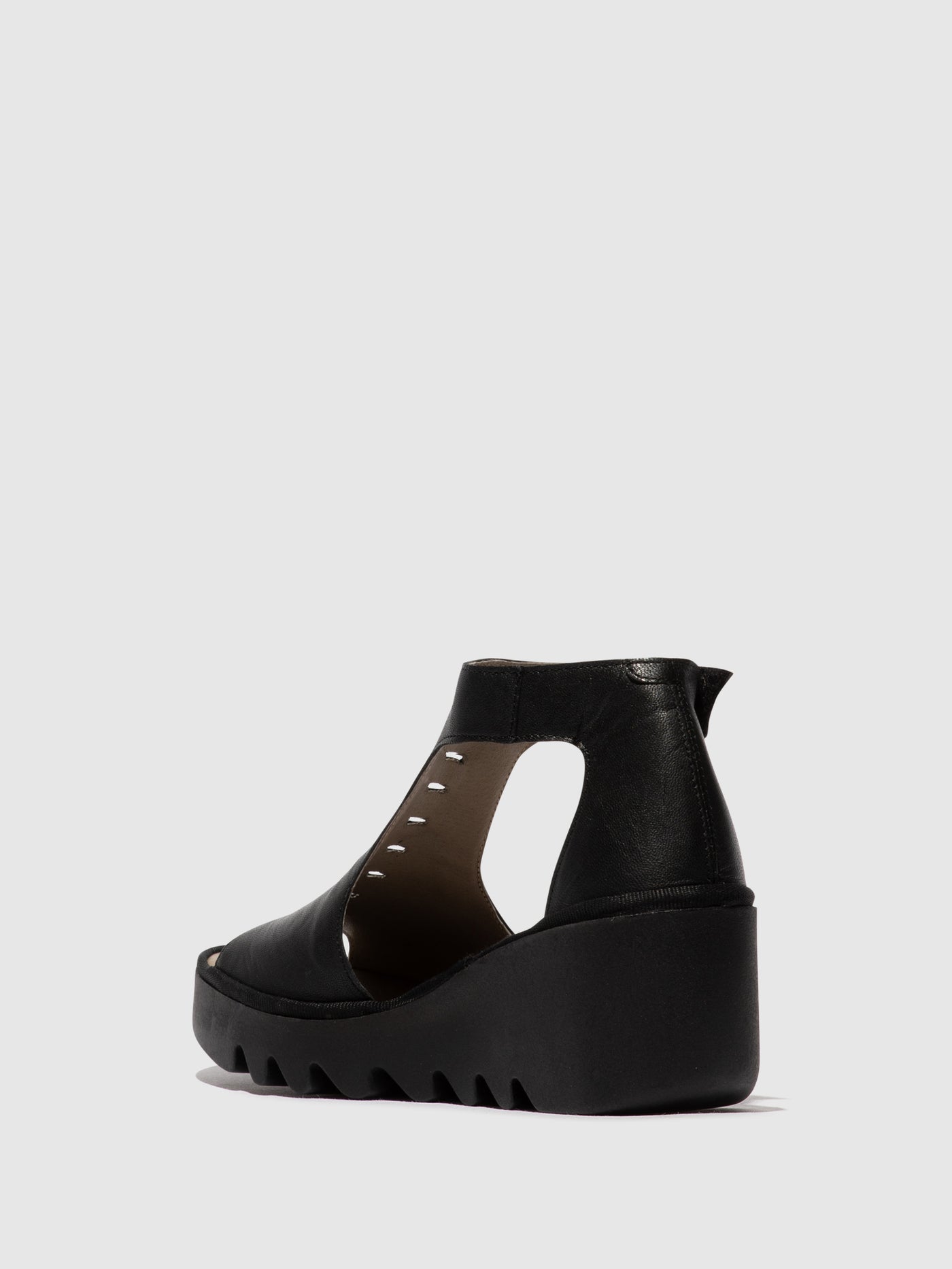 Black Fly London T-Strap Sandals Women's Sandals | 415076VMI