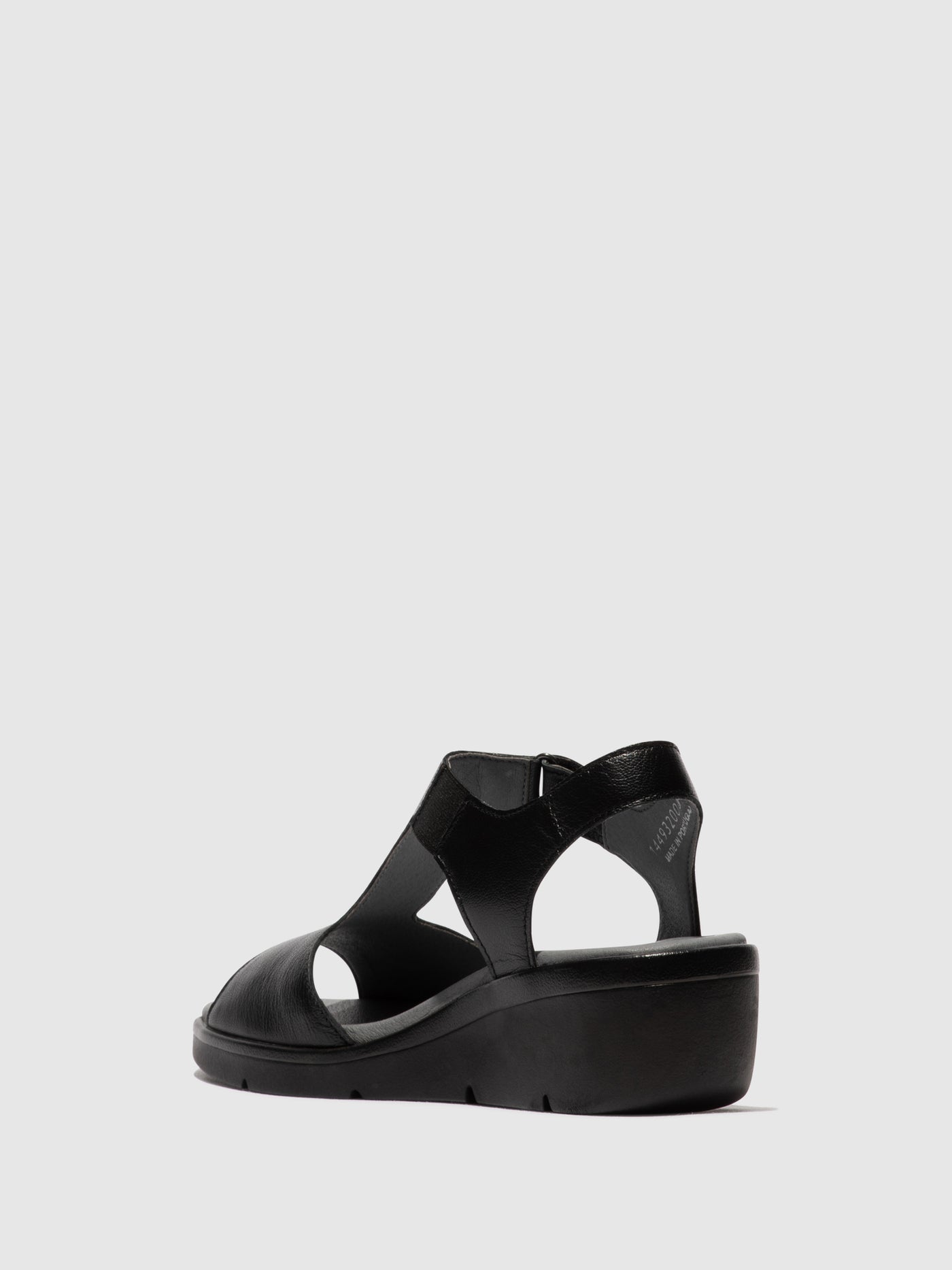 Black Fly London T-Strap Sandals Women's Sandals | 687210BEL