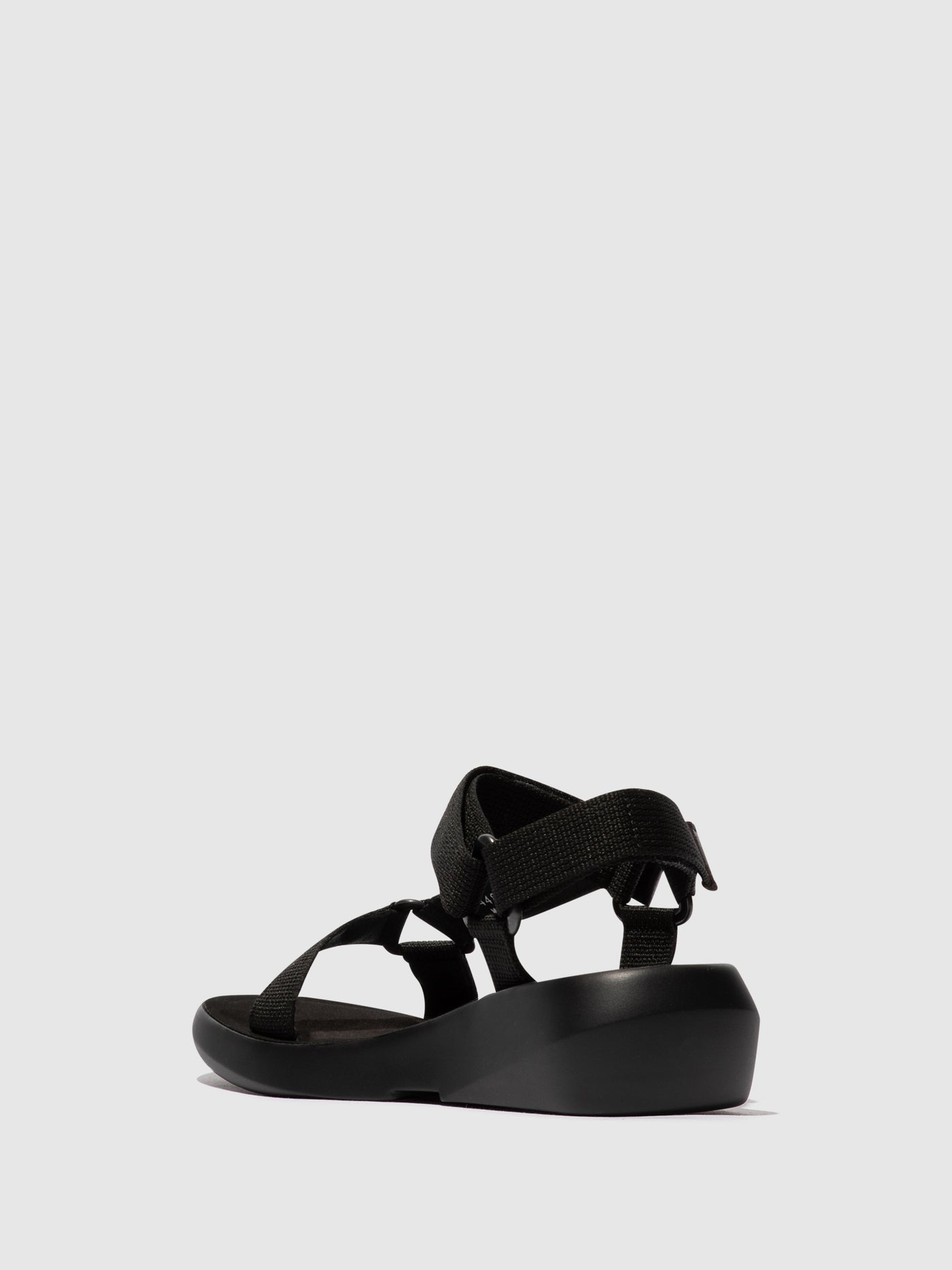 Black Fly London T-Strap Sandals Women's Sandals | 761349YVN