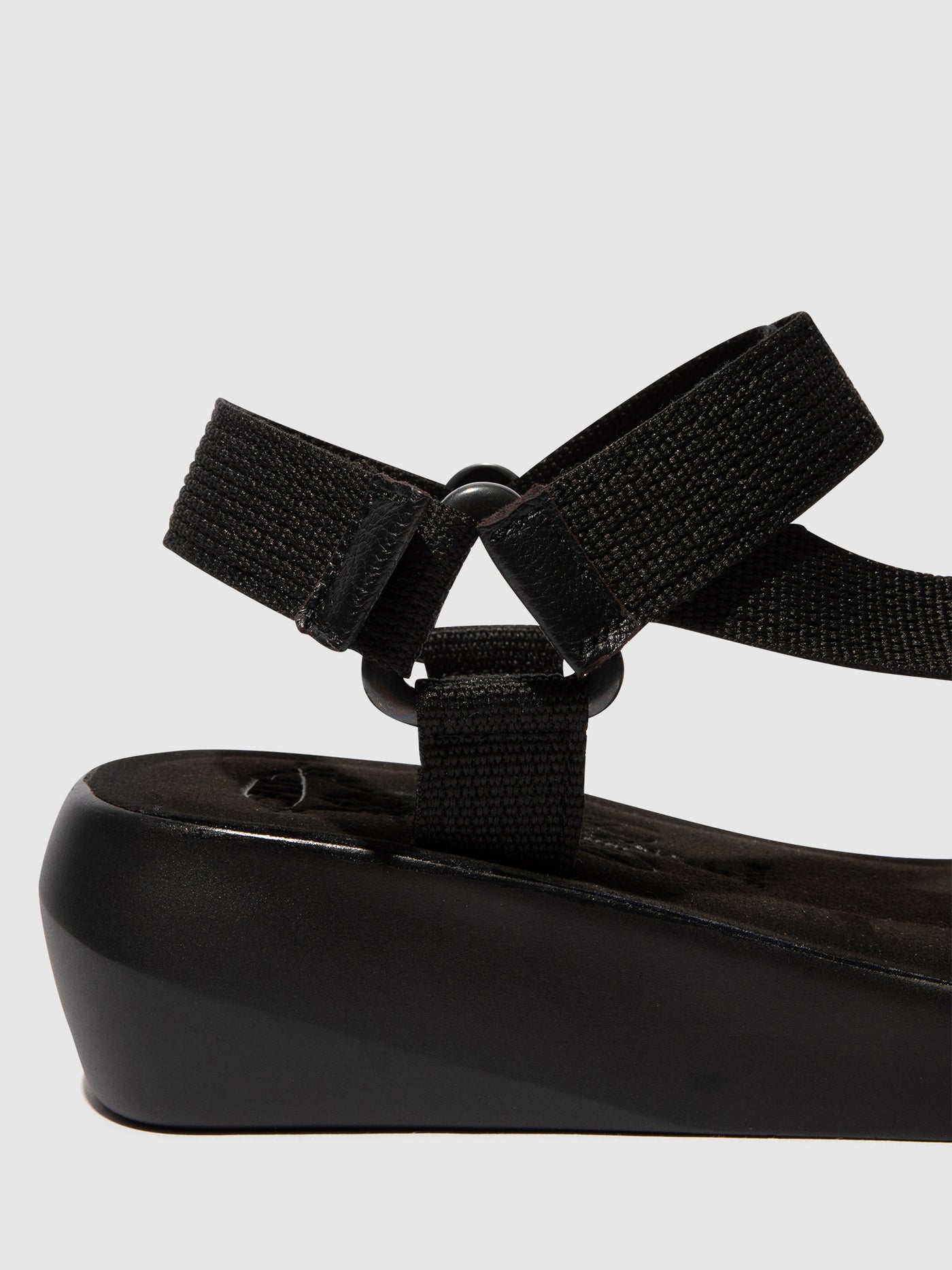 Black Fly London T-Strap Sandals Women's Sandals | 761349YVN