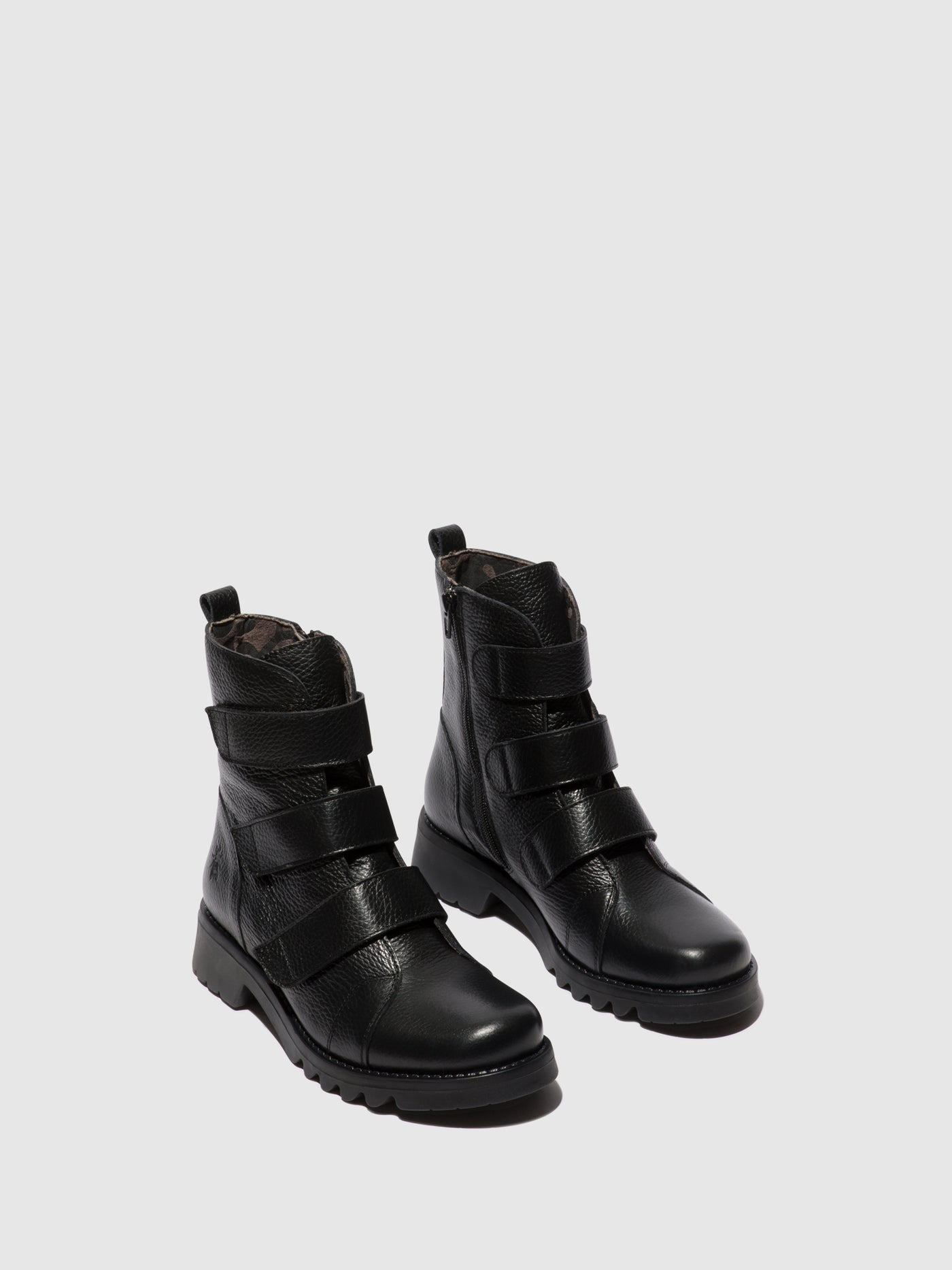 Black Fly London Velcro Women's Ankle Boots | 139768PSB
