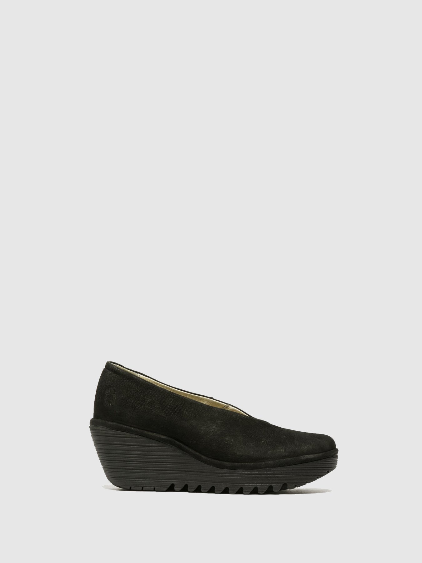 Black Fly London Wedge Shoes YAZ Women\'s Wedges | 407615JUY
