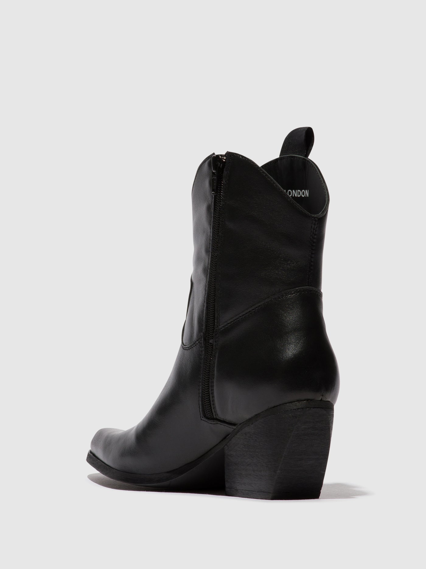 Black Fly London Zip Up Boots Women's Ankle Boots | 037569TOJ