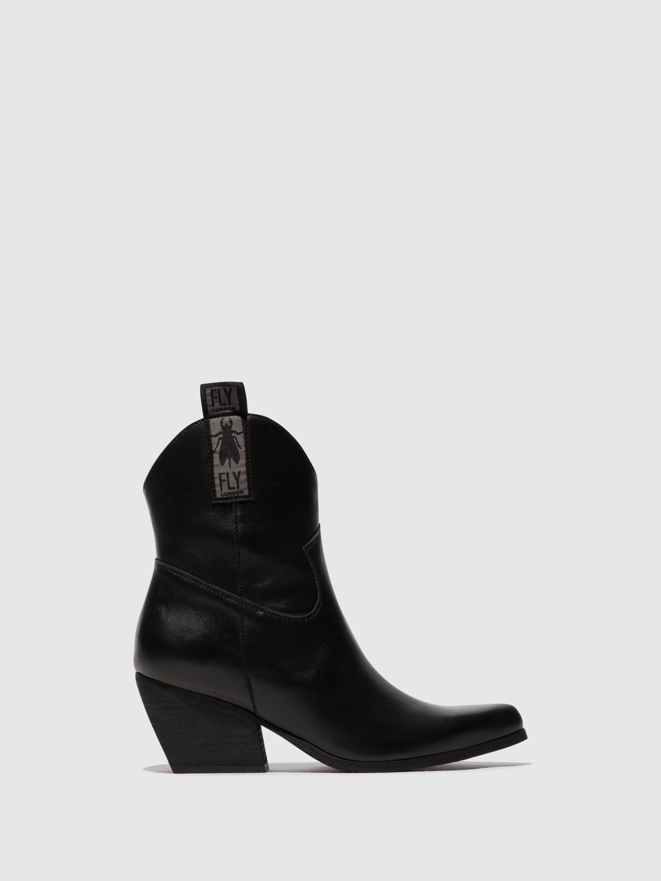 Black Fly London Zip Up Boots Women\'s Ankle Boots | 037569TOJ