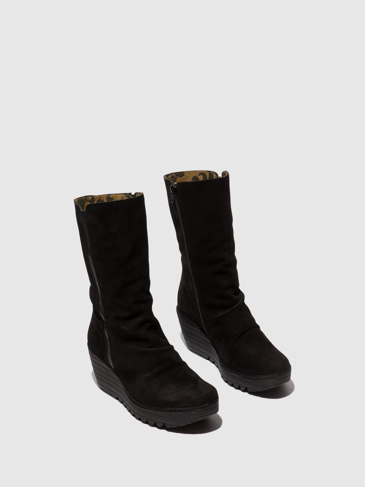 Black Fly London Zip Up Boots Women's Ankle Boots | 238475QFW