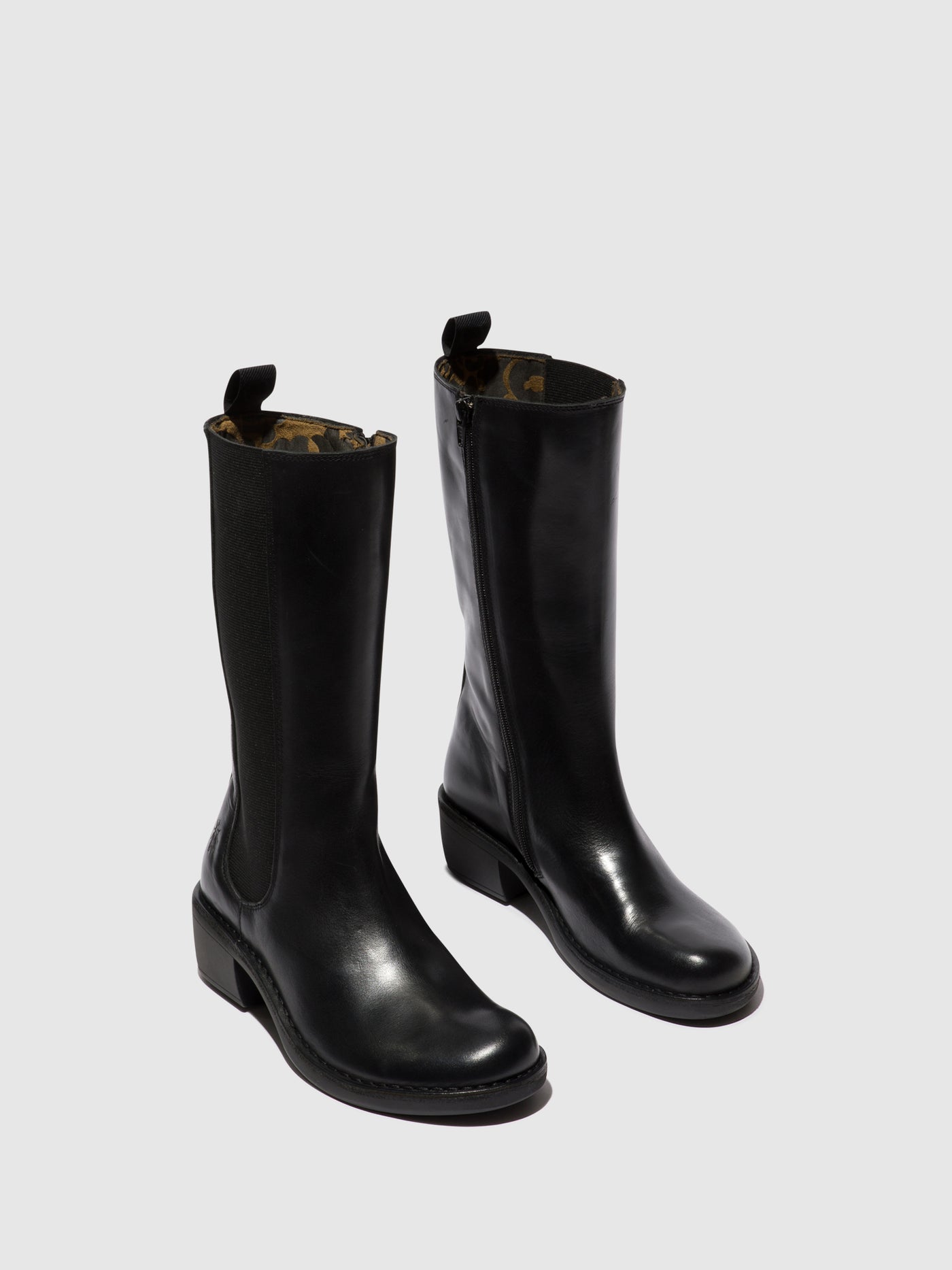 Black Fly London Zip Up Boots Women's Boots | 430967CTE