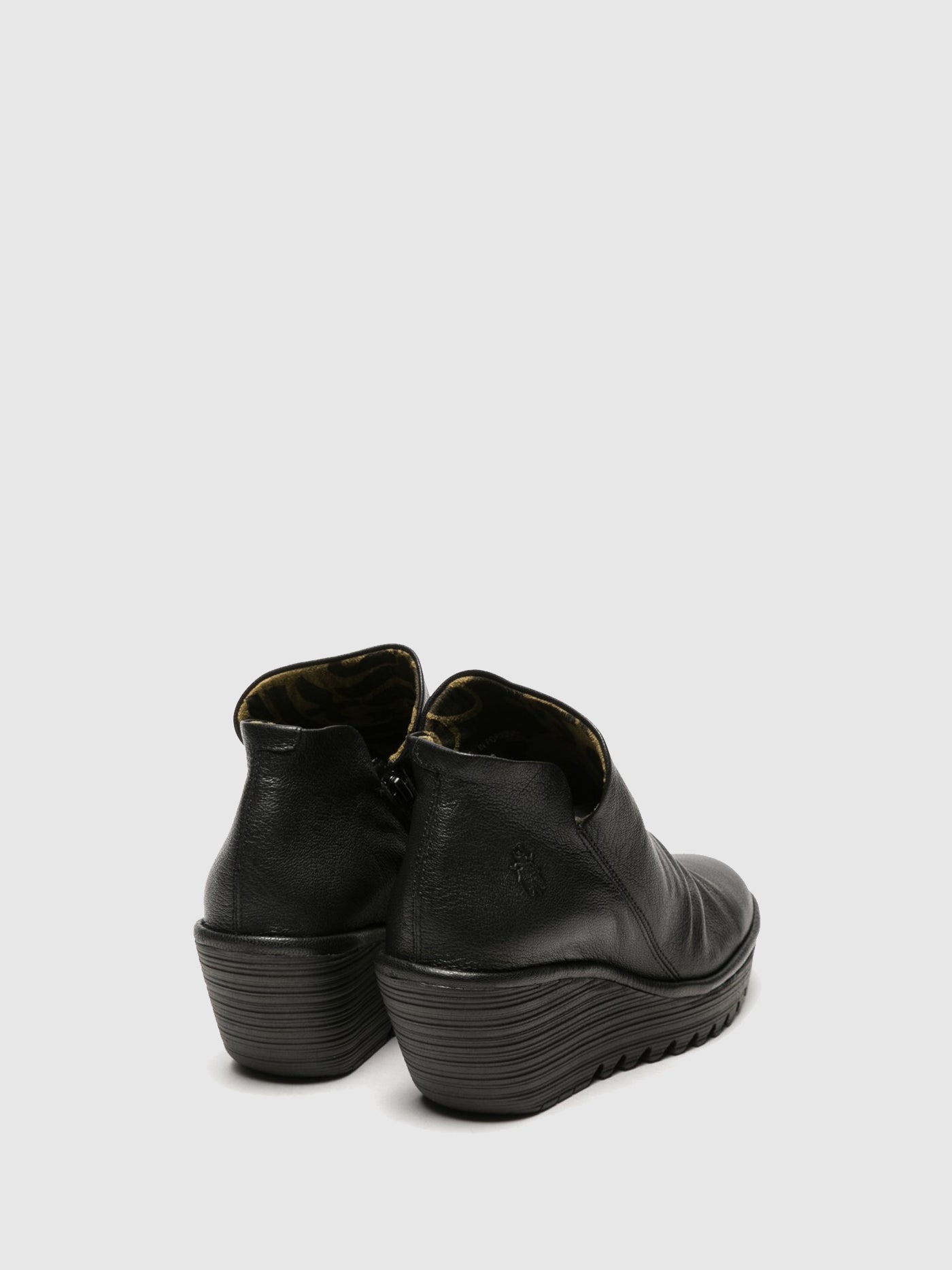 Black Fly London Zip Up YIP Women's Ankle Boots | 891267IMV