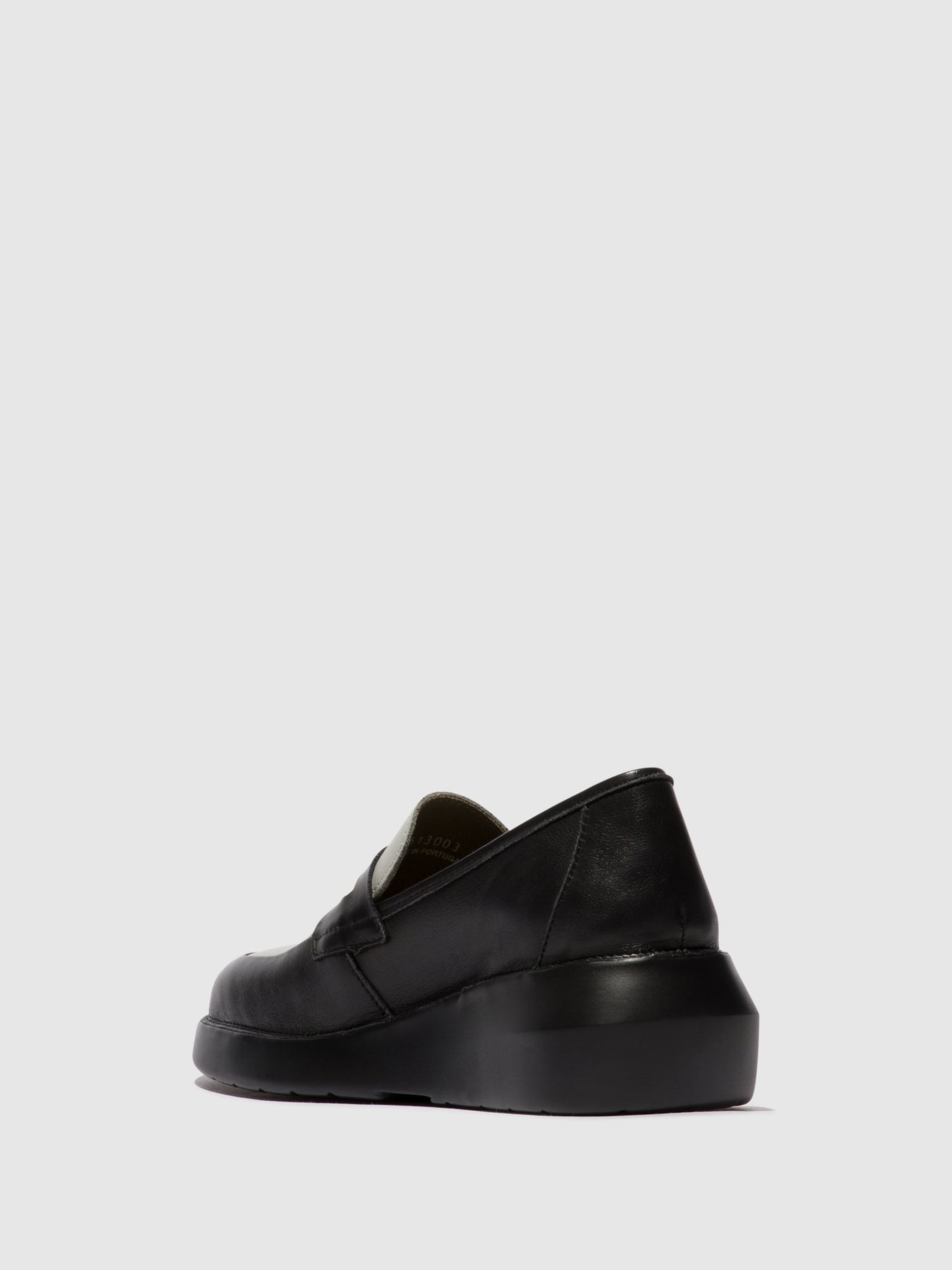 Black/Grey Fly London Loafers Shoes Women's Loafers | 706915YAT
